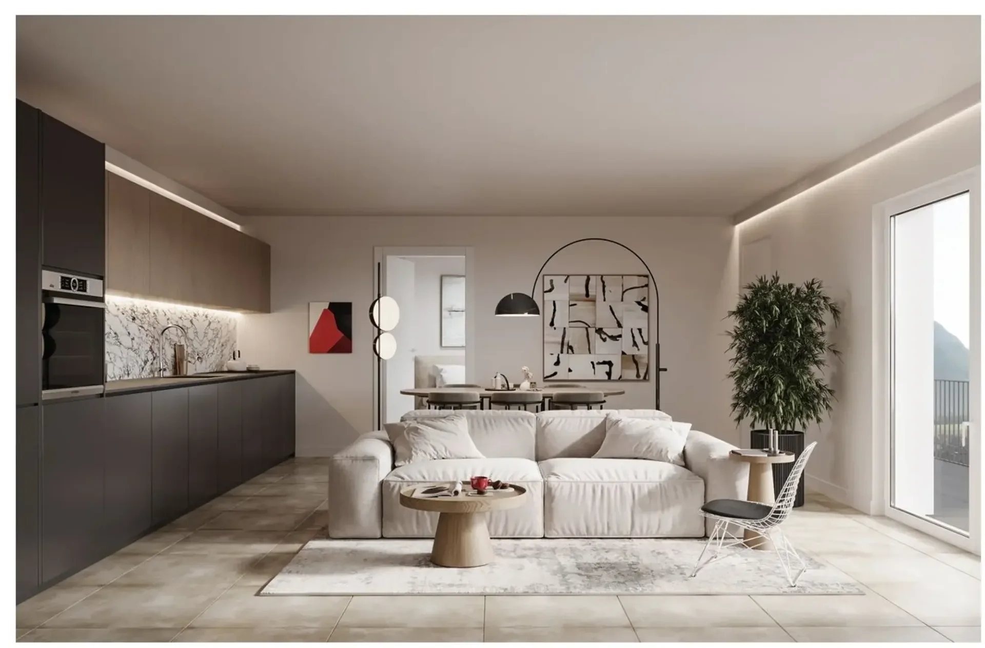 Nuovo complesso residenziale Sassa a Gnosca - Grande 5.5 locali con giardino