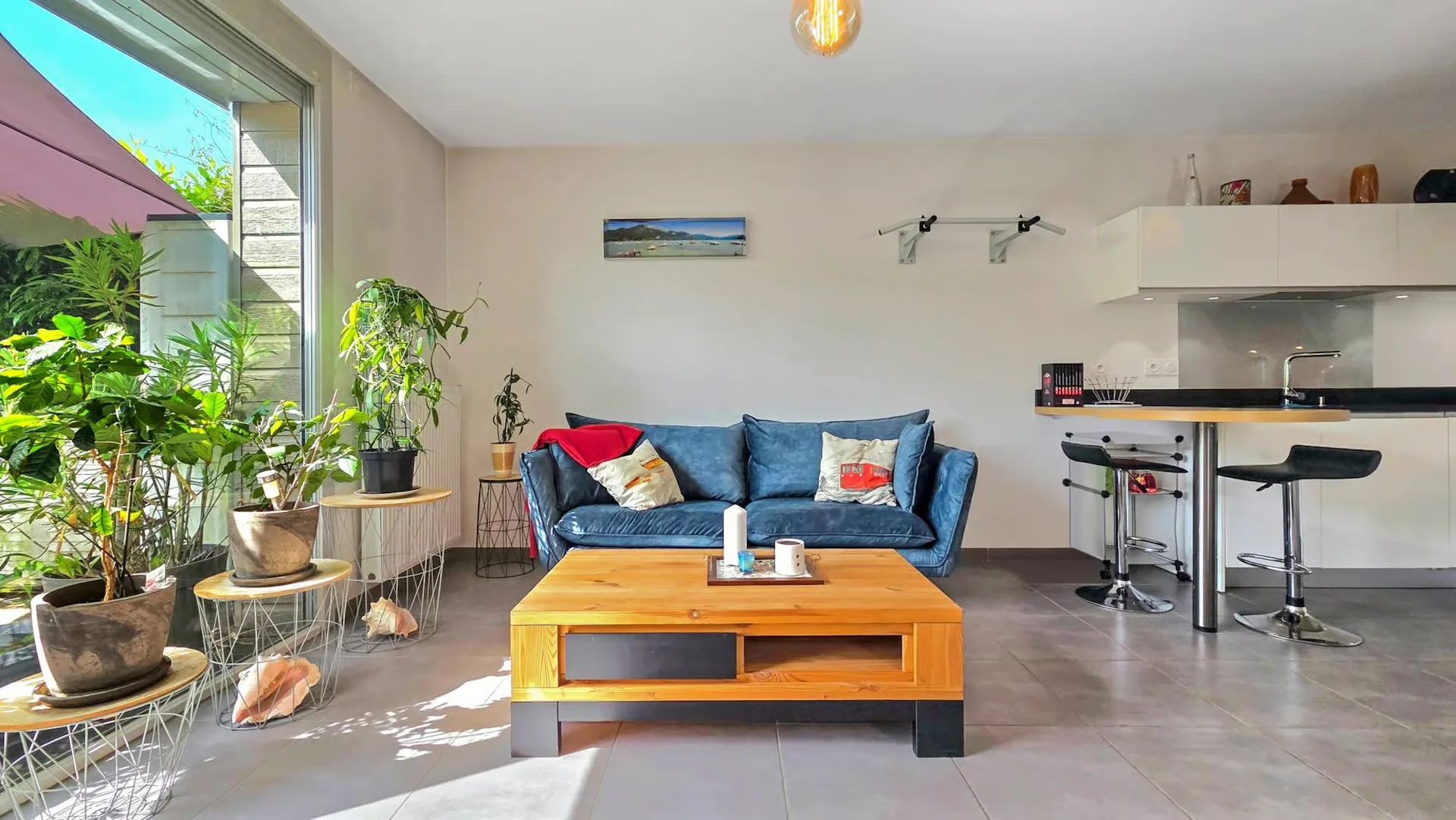 T2 in Metz-Tessy: ein Erdgeschosswohnung in excellentem Zustand