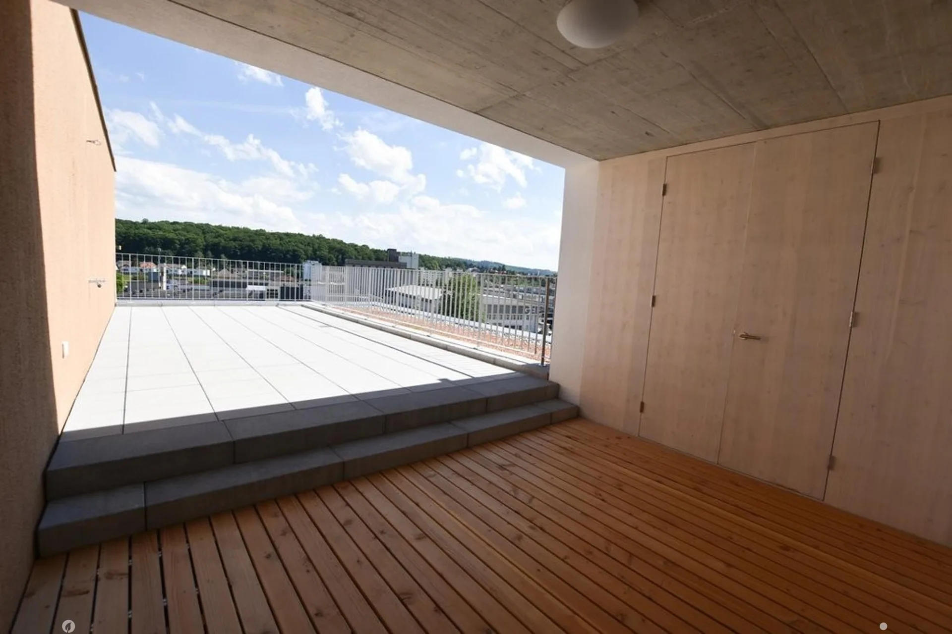 3.5-Zimmer-Attikawohnung mit grosser Terrasse (Blick auf Schüssinsel)