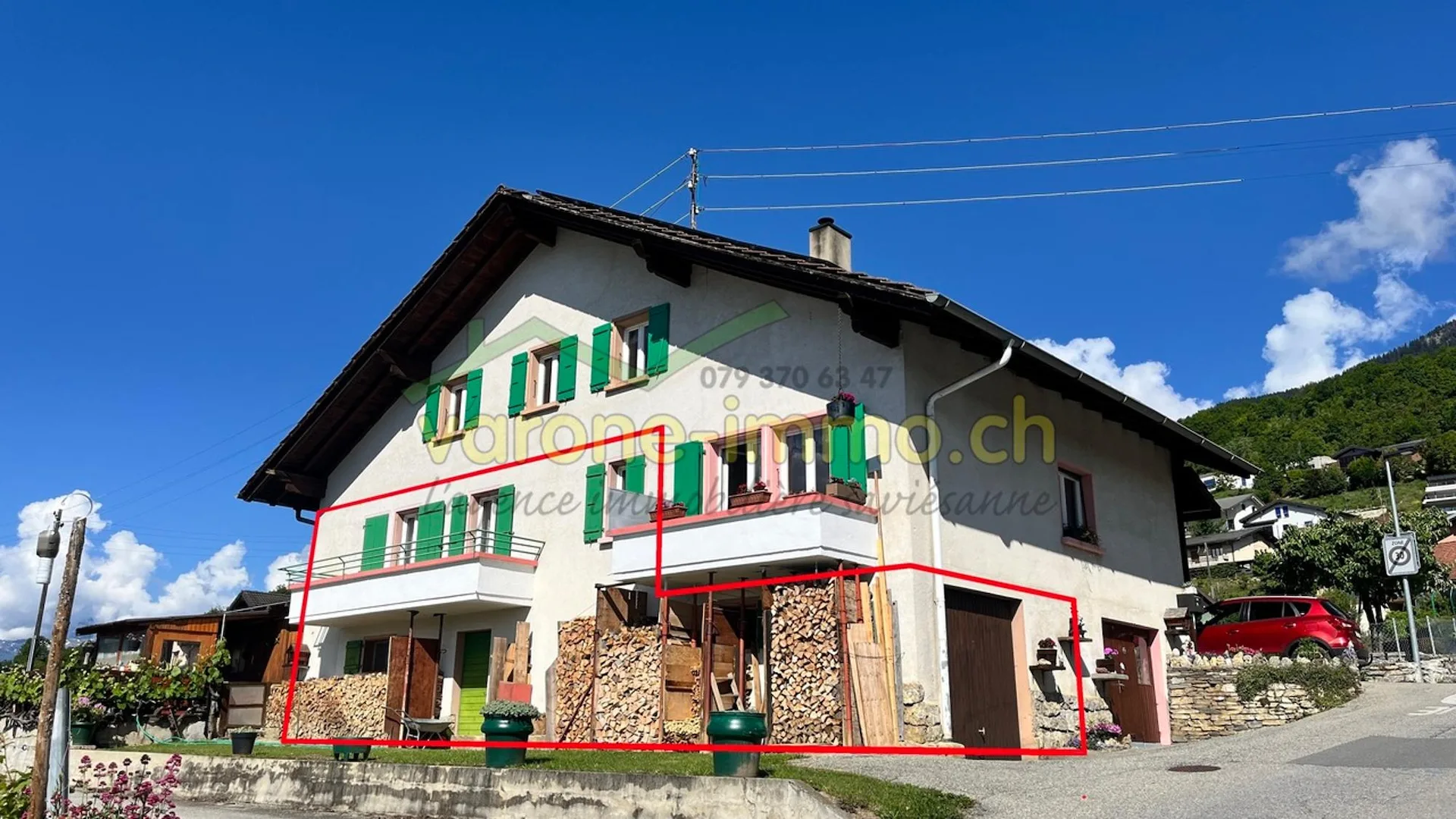 À vendre à Savièse - Appartement de 4 pces dans une maison villageoise