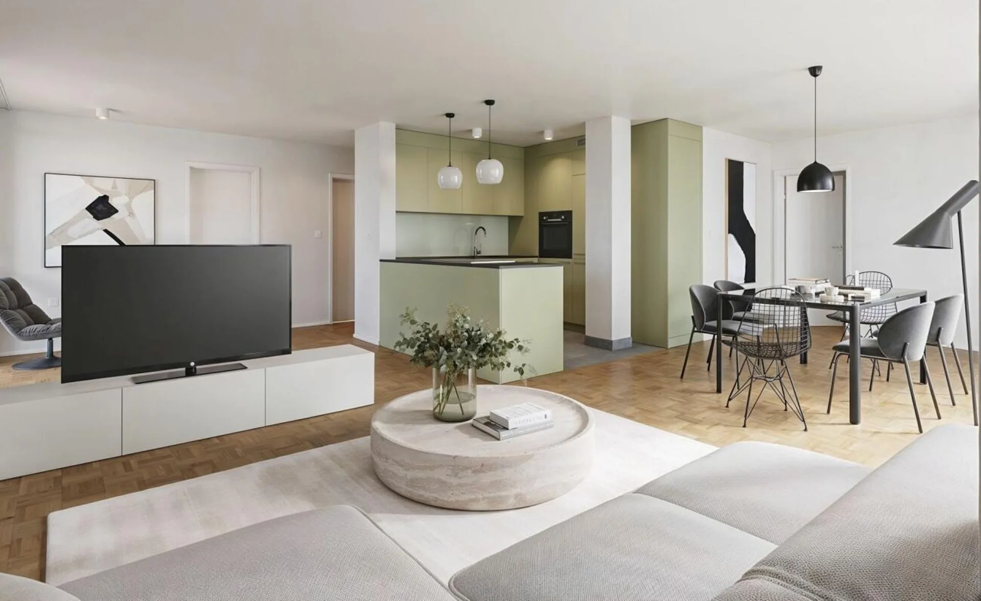 Helle Familienwohnung mit grosser Terrasse