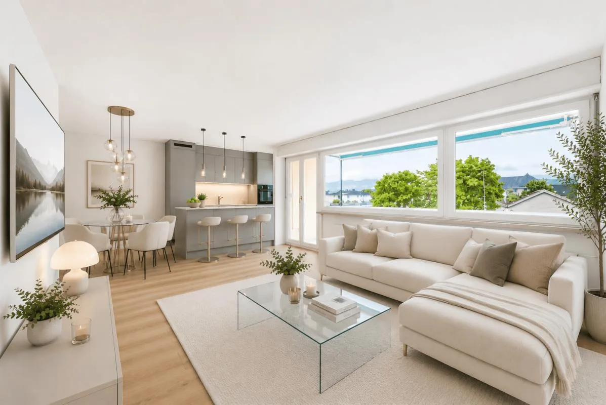 FAMILIENFREUNDLICHE, HOCHWERTIG RENOVIERTE, MODERNE 4.5-ZIMMER-WOHN...