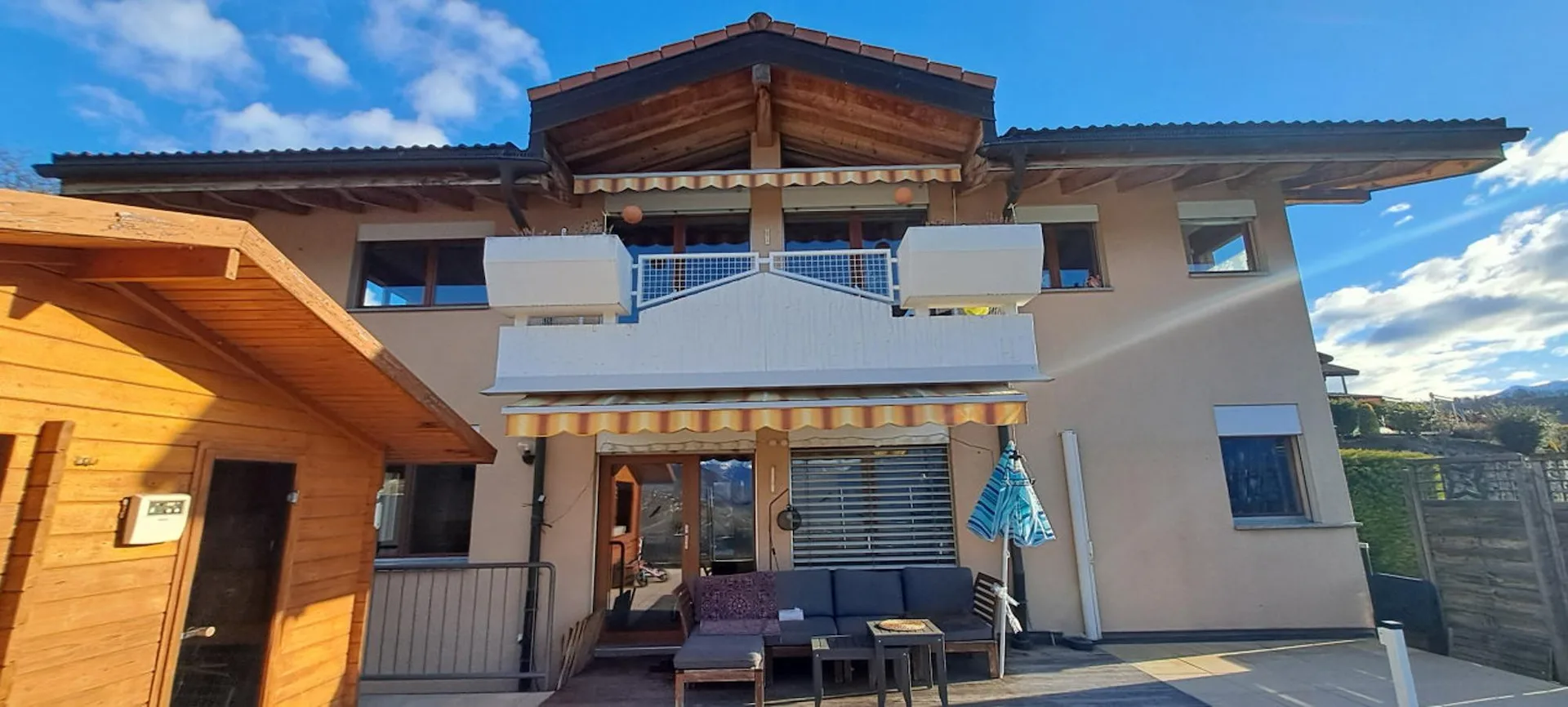 In Vendita: Appartamento di 4.5 locali con terrazza e giardino a Savièse (Chandolin)