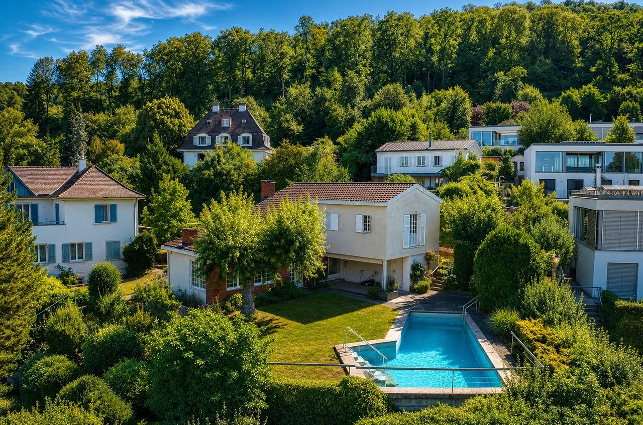 Charmantes 5-Zimmer-Einfamilienhaus mit Garten, Pool und Weitsicht