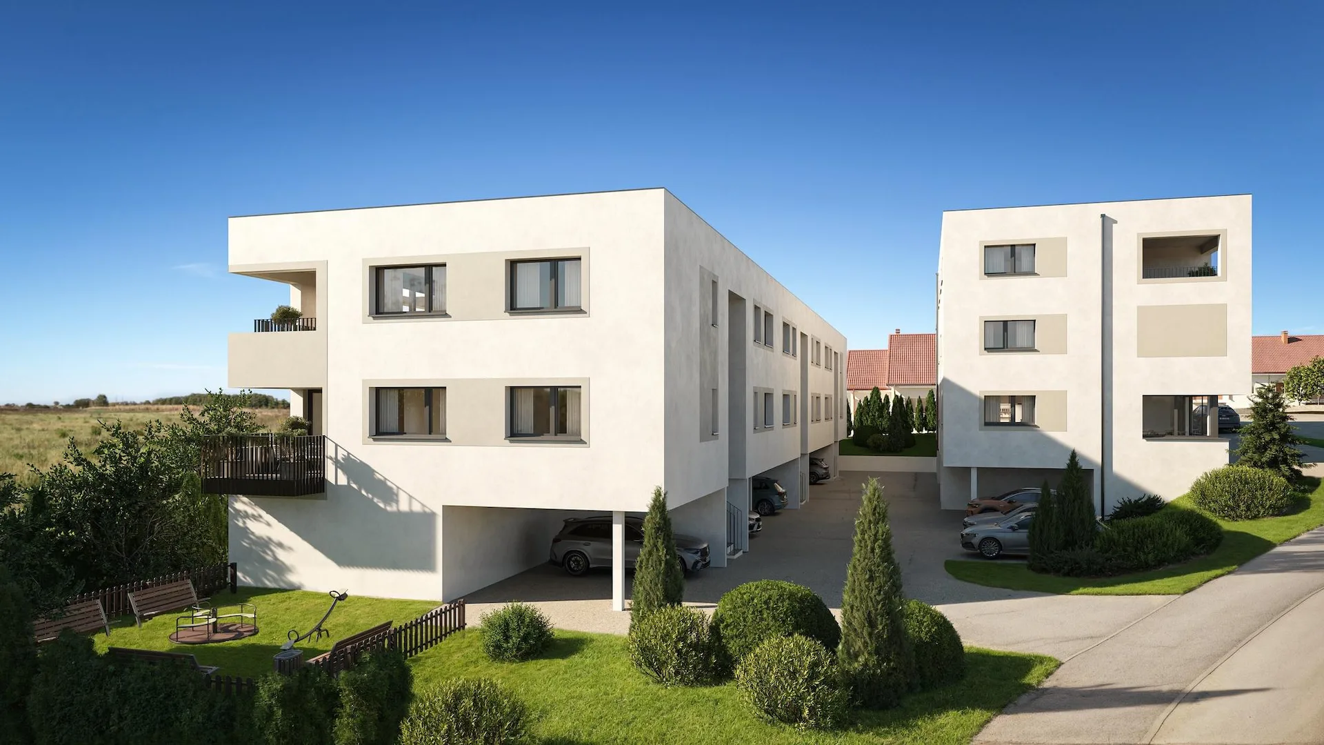 Wohnung mit 4.5 Zimmern im 1. Stock (B.9)