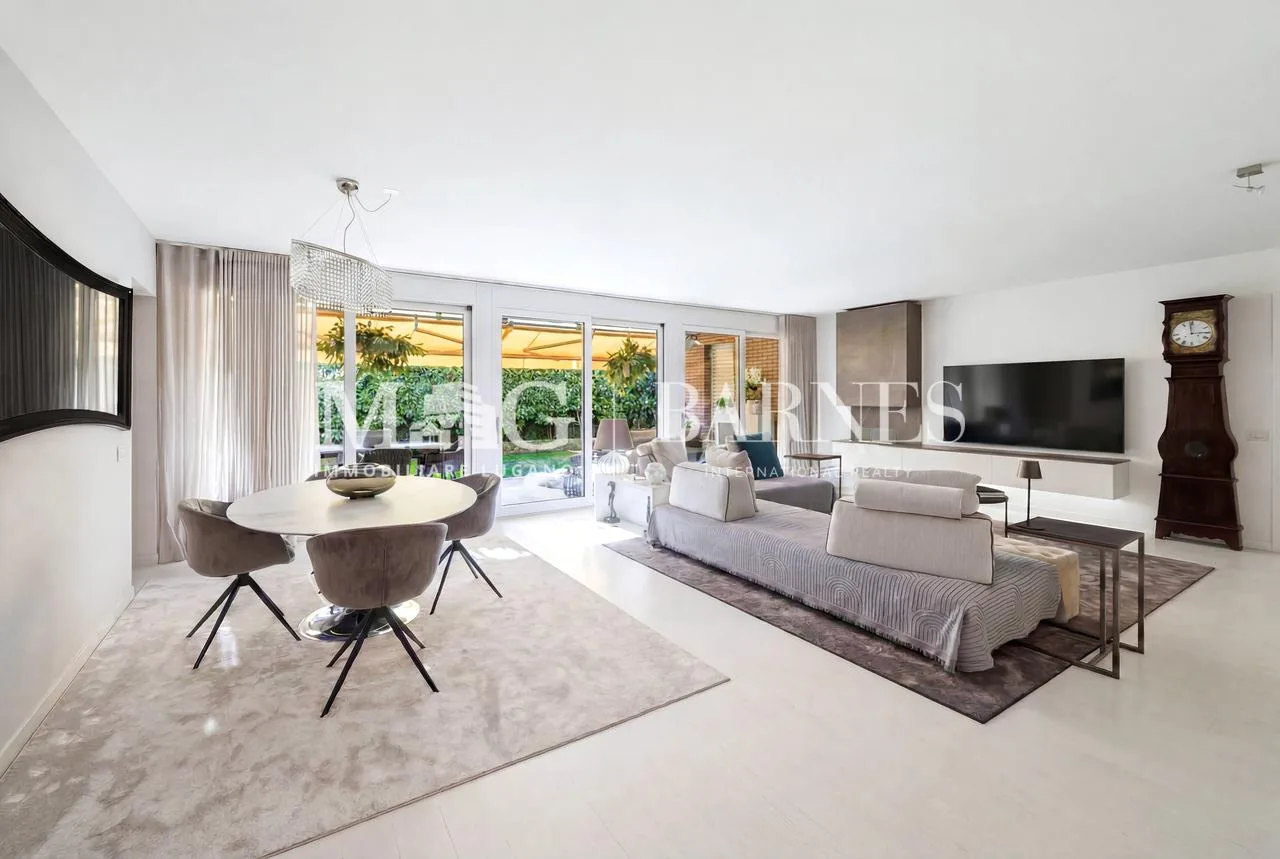 Viganello, Lugano - Ampio 5.5 di classe con giardino privato