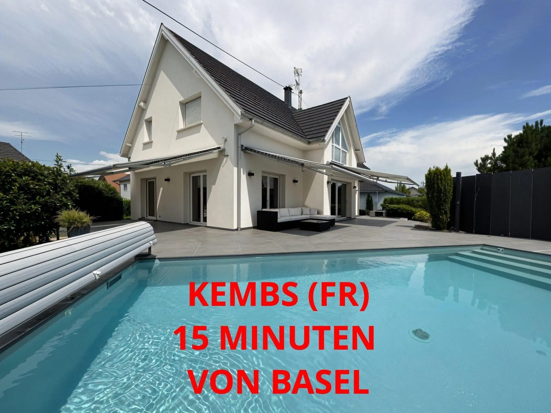 Maison moderne magnifique avec piscine à Kembs