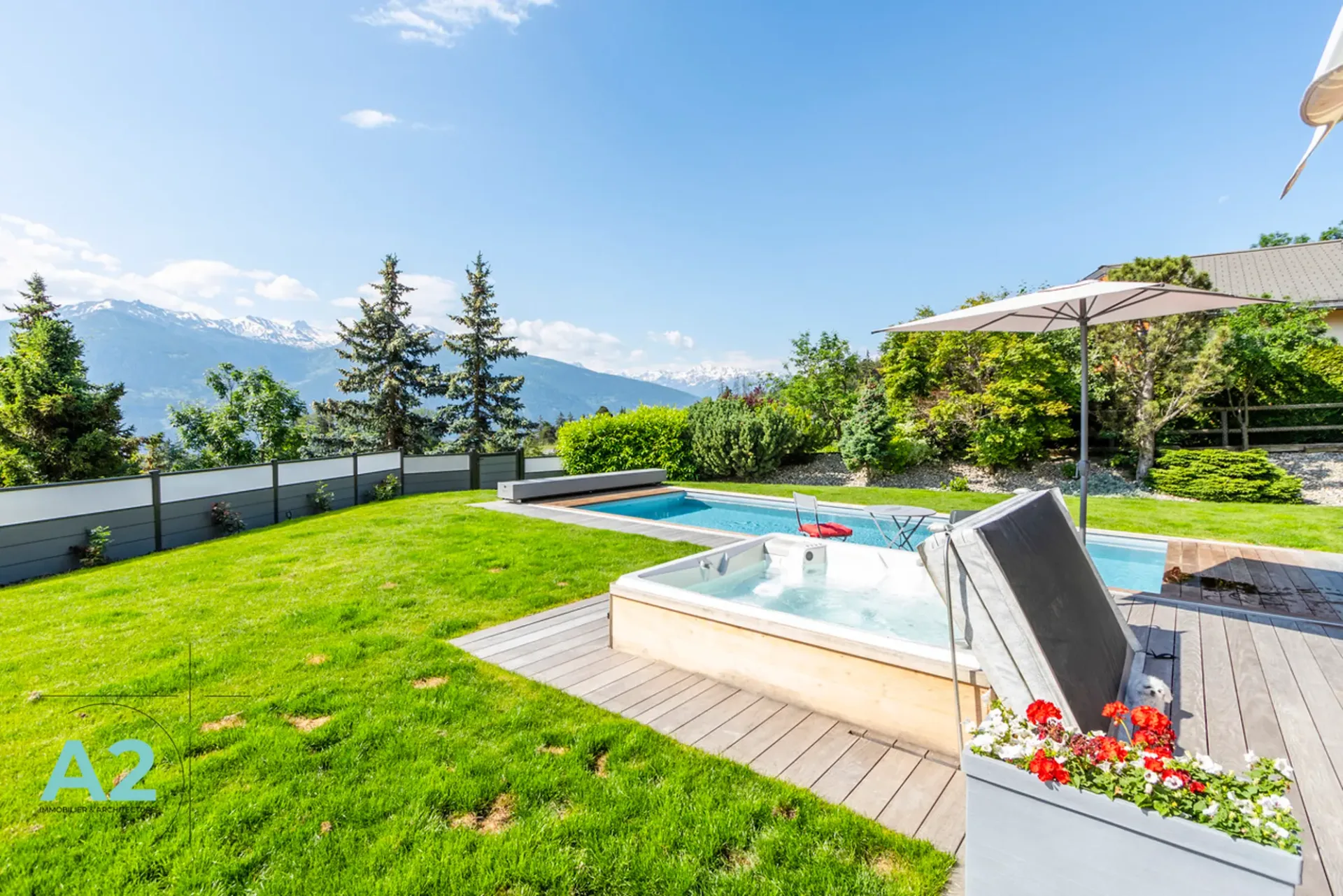 Chalet de standing de 9 pièces avec piscine extérieur et sauna
