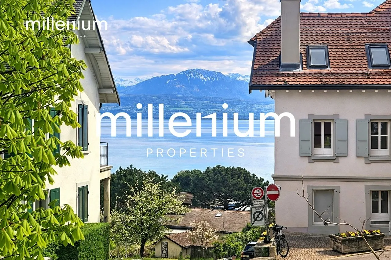 Magnifique duplex meublé à deux pas du lac à Buchillion