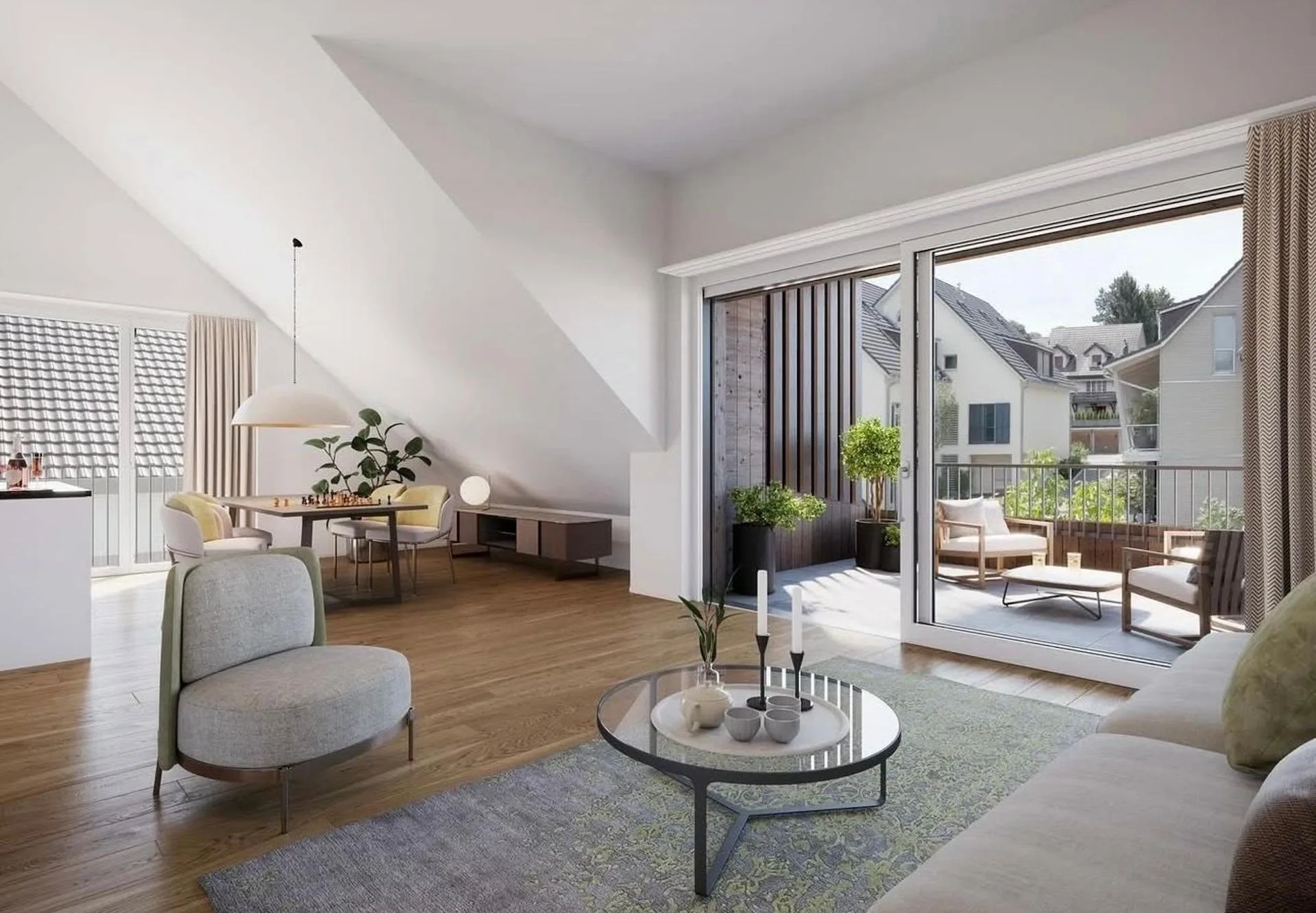 Attraktive 3.5-Zimmer-Dachgeschosswohnung im Neubauprojekt in Muri