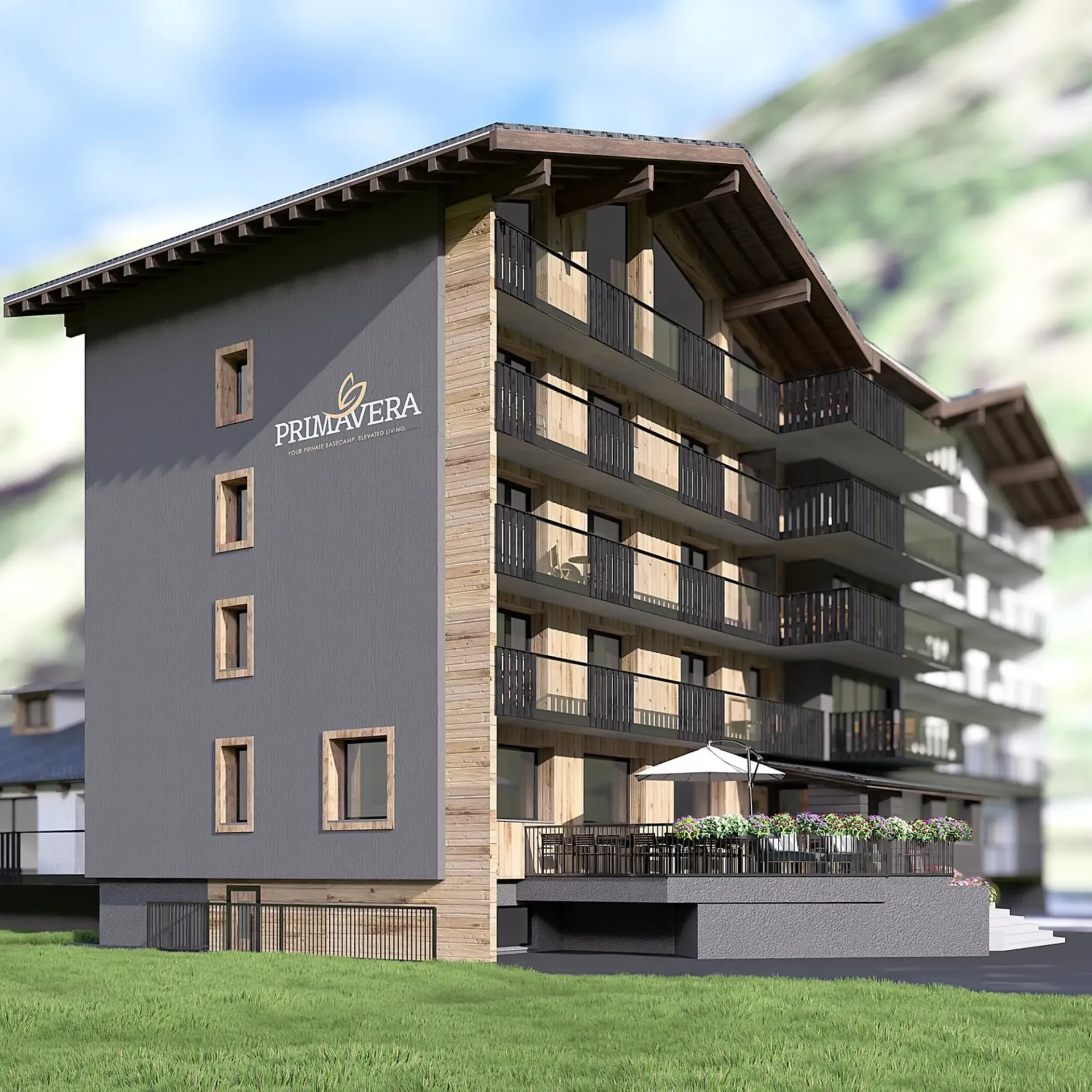 4.5-Zimmer-Maisonette als bewirtschaftete Zweitwohnung in Saas-Grund – Neubau 2026 | WHG P1