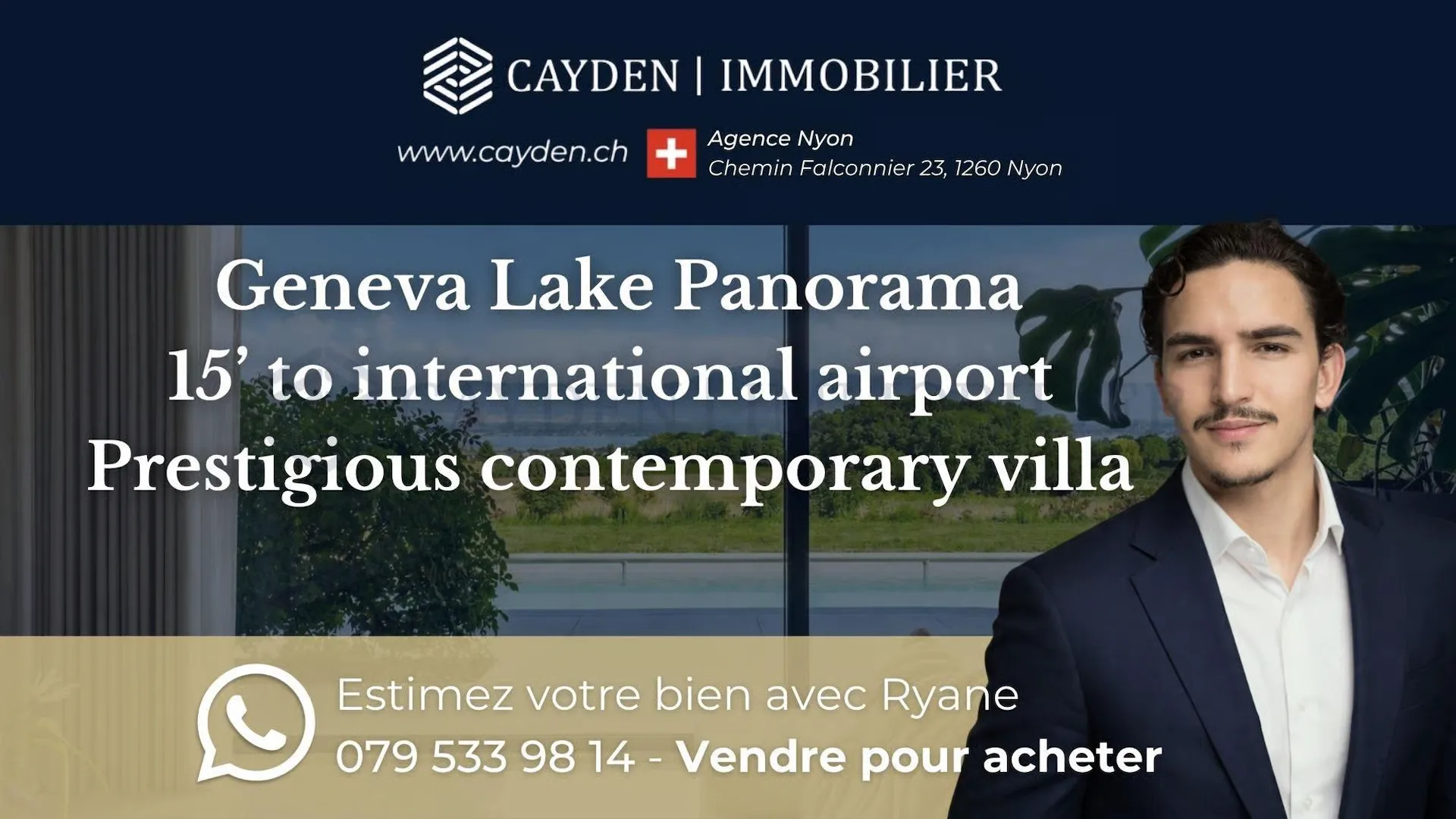 Exceptional Property with Panoramic Views over Lake Geneva