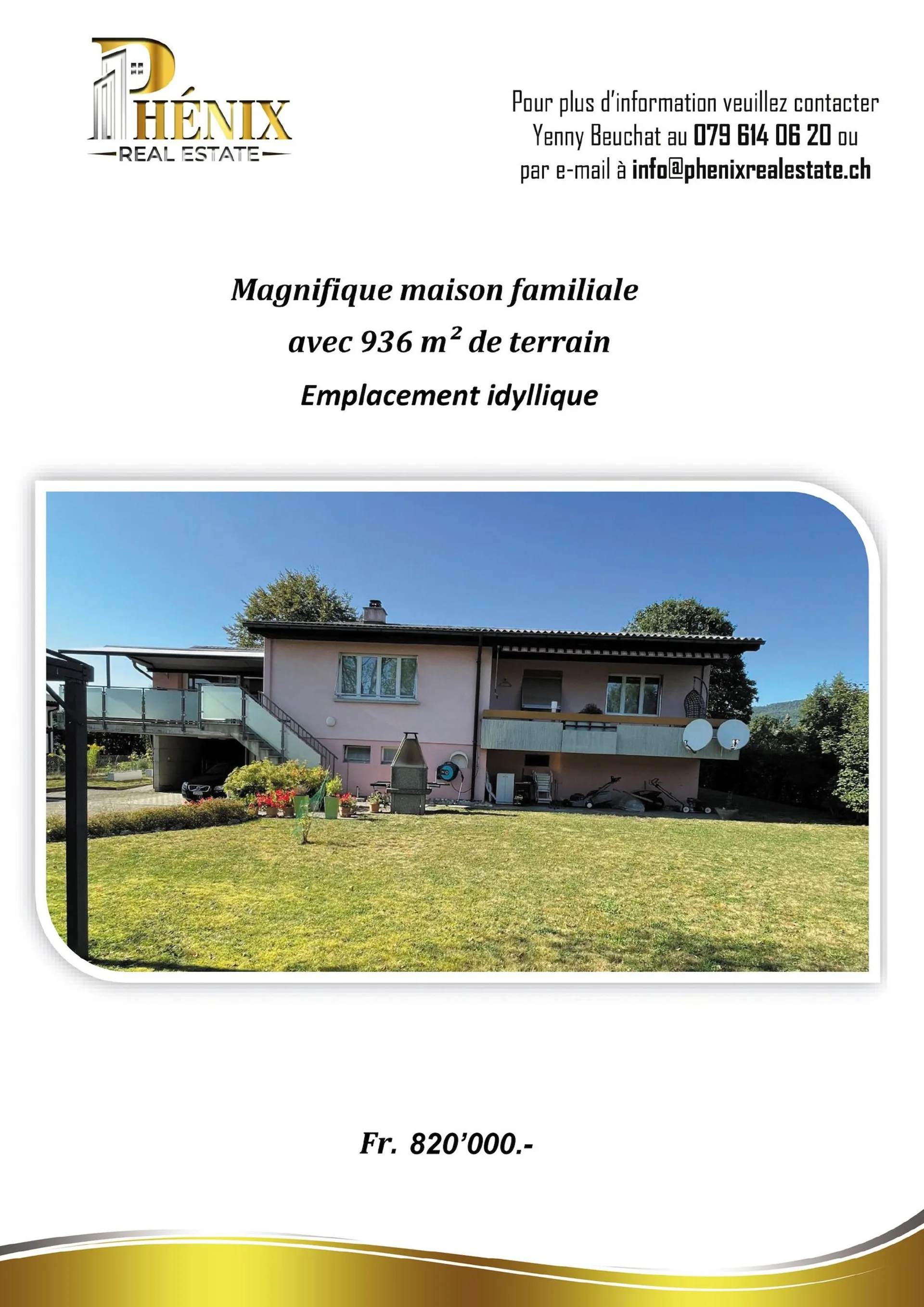 Familienvilla mit 6 Zimmern und herrlicher Aussicht in Courroux