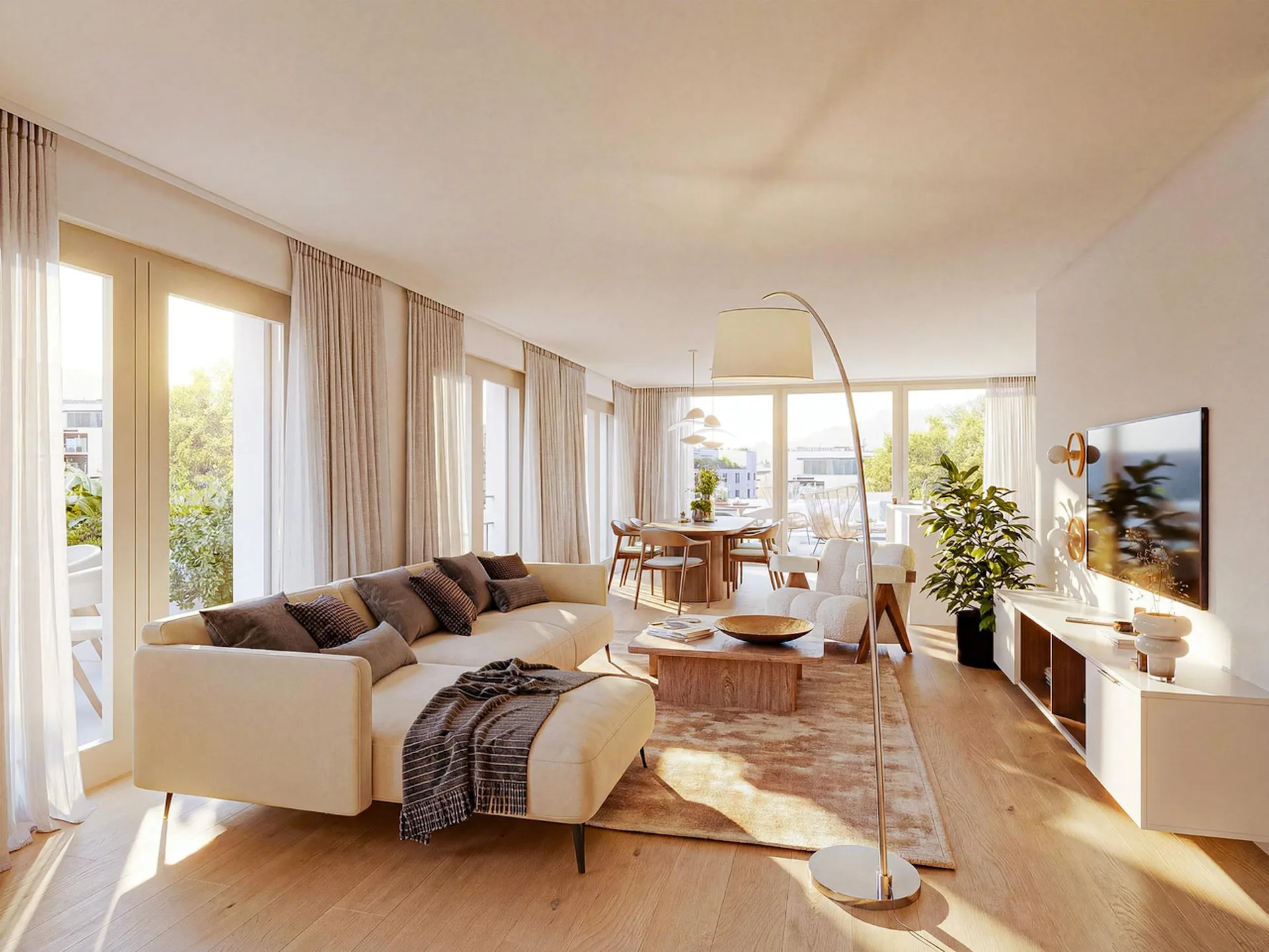 4.5 Neubauwohnung mit Sicht auf Seon AG