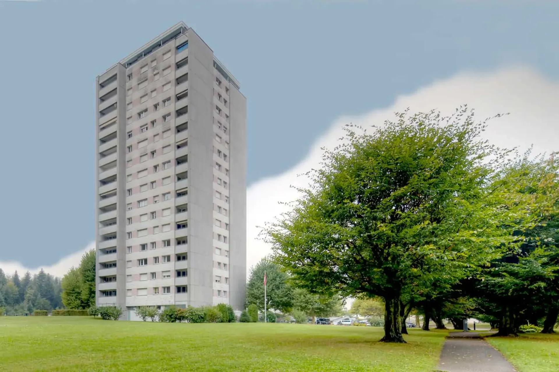 Gemütliche Wohnung am Stadt- und Waldrand mit Aussicht