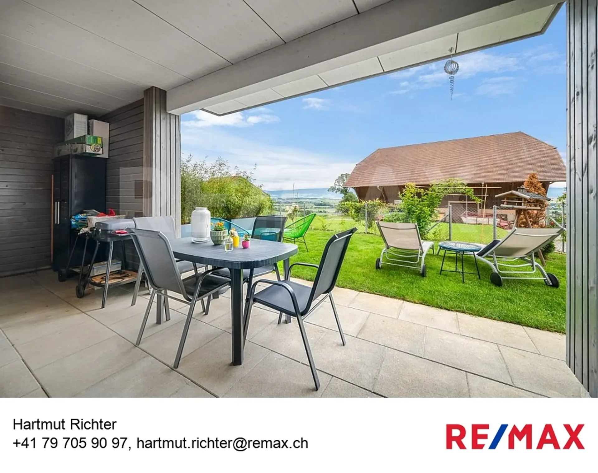 Appartement 4.5 pièces avec grand jardin privatif  confort moderne et cadre verdoyant à Russy