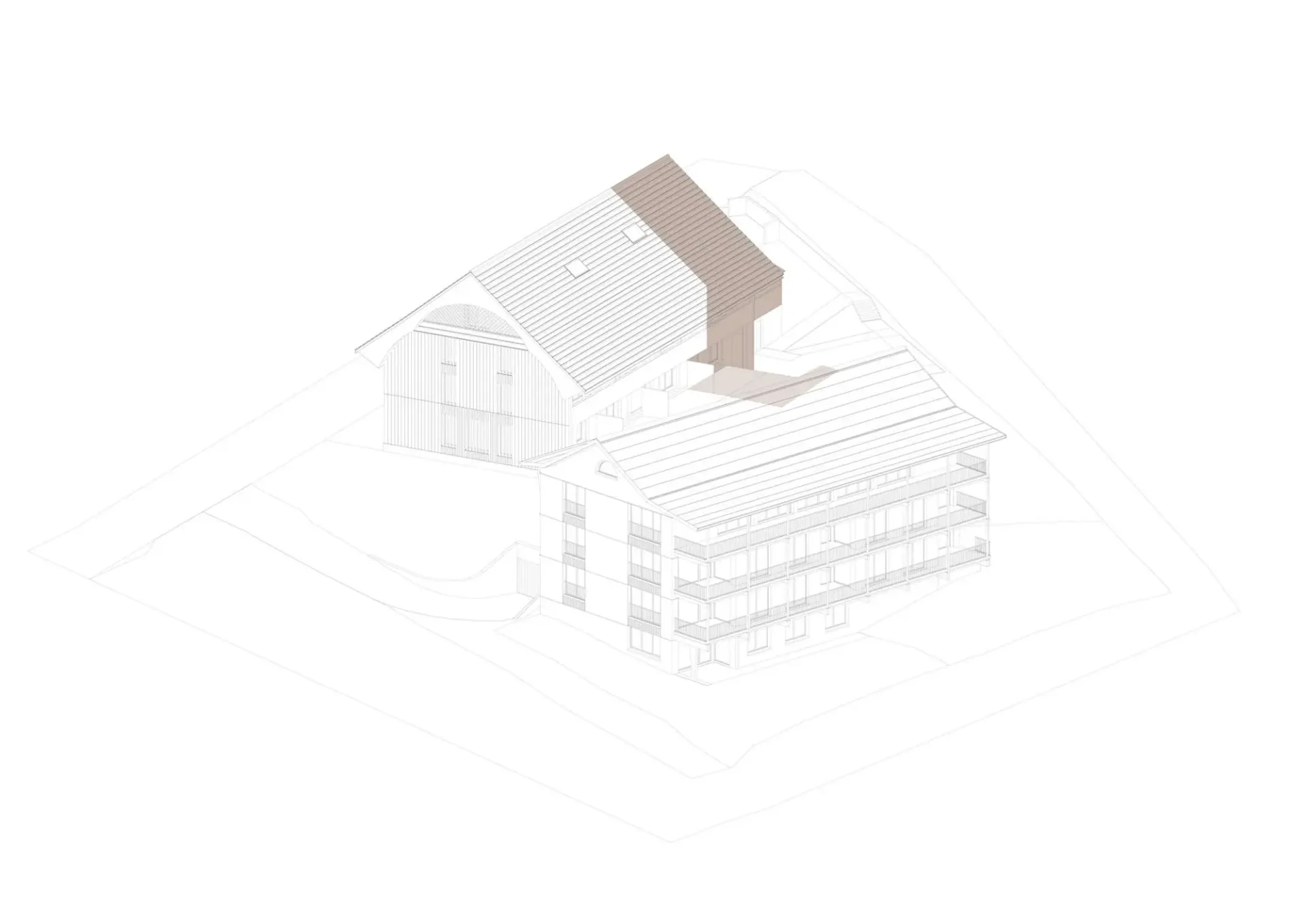 "Villigerscheune" 6.5 room semi-detached house - North