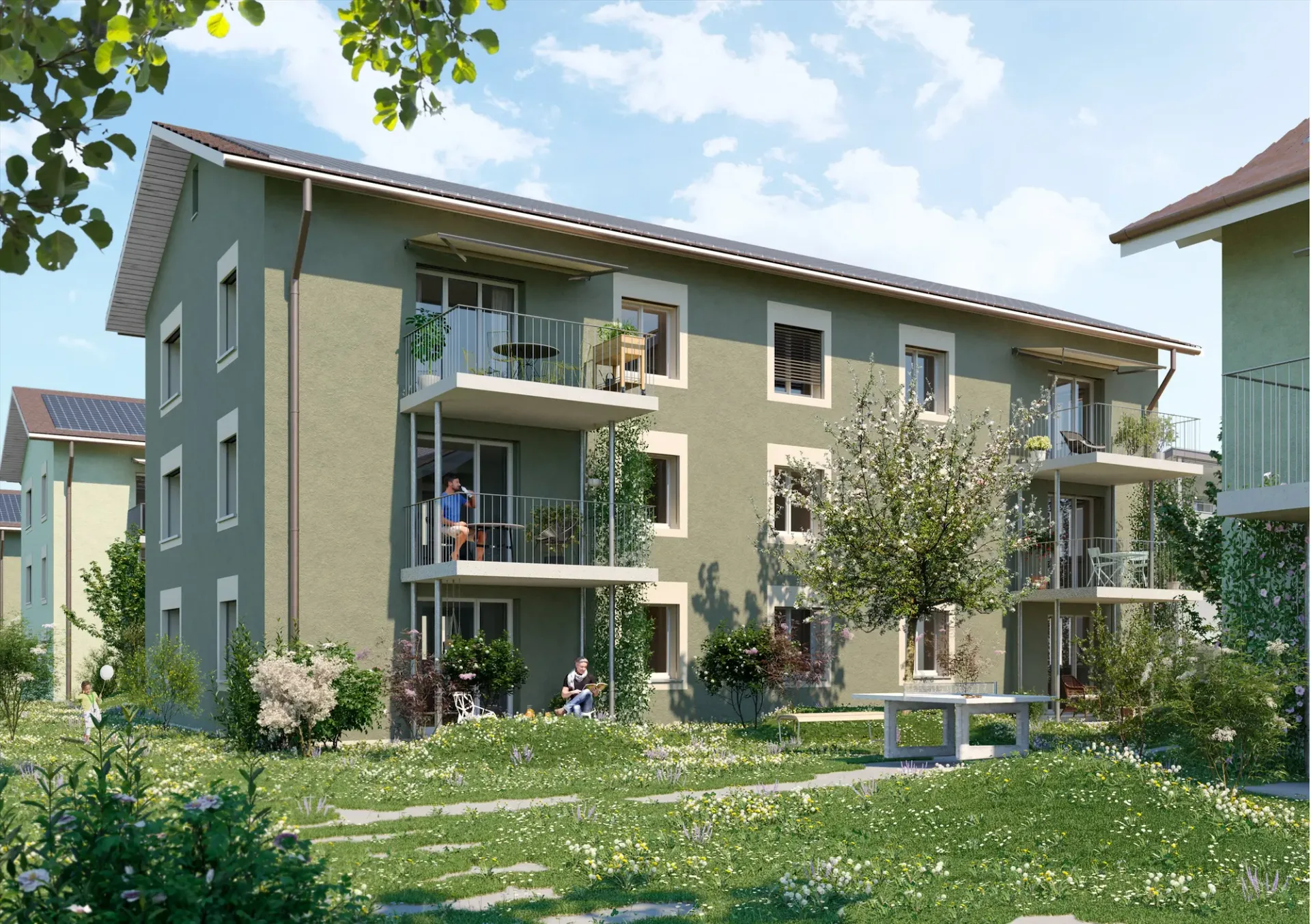 Moderne Wohnung an ruhiger Lage