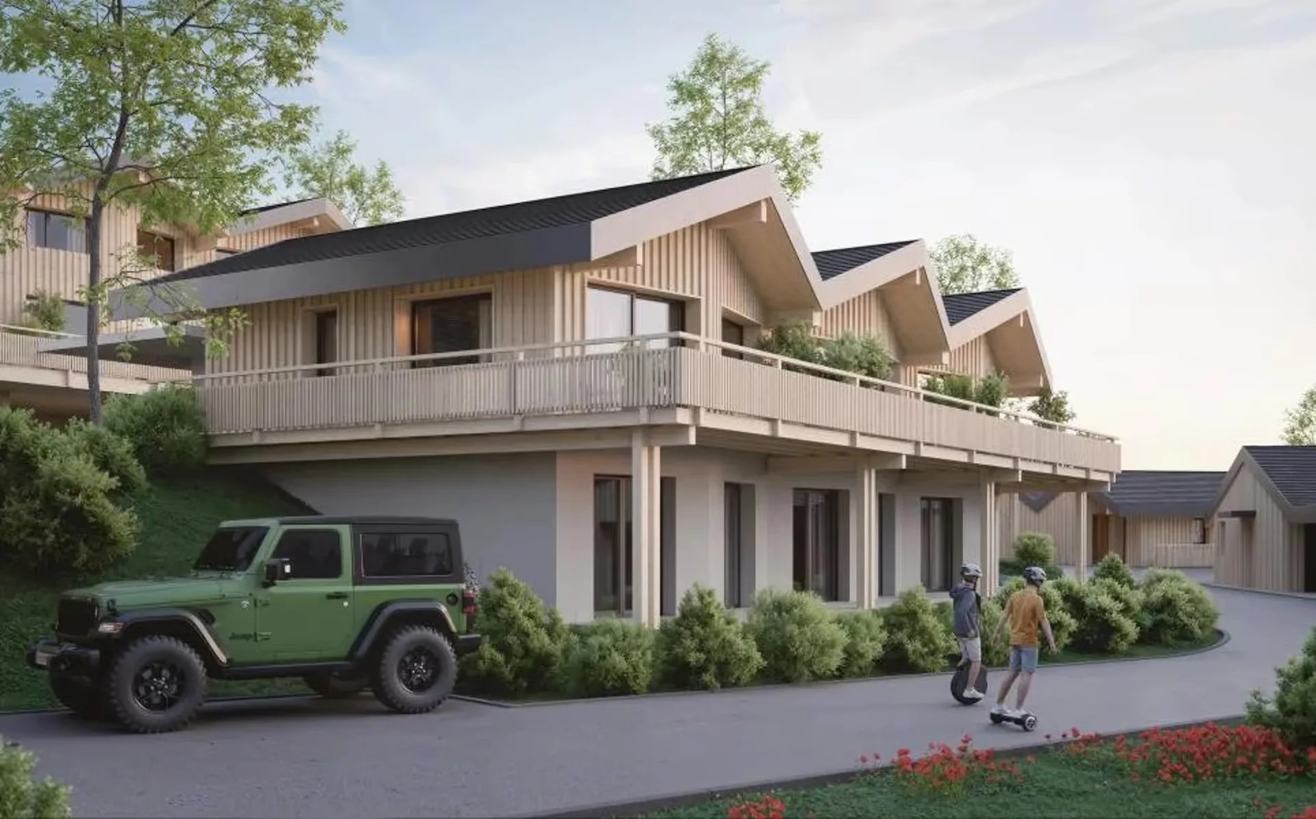 Moderne Chalets in Mollens Promotion Les Martelles