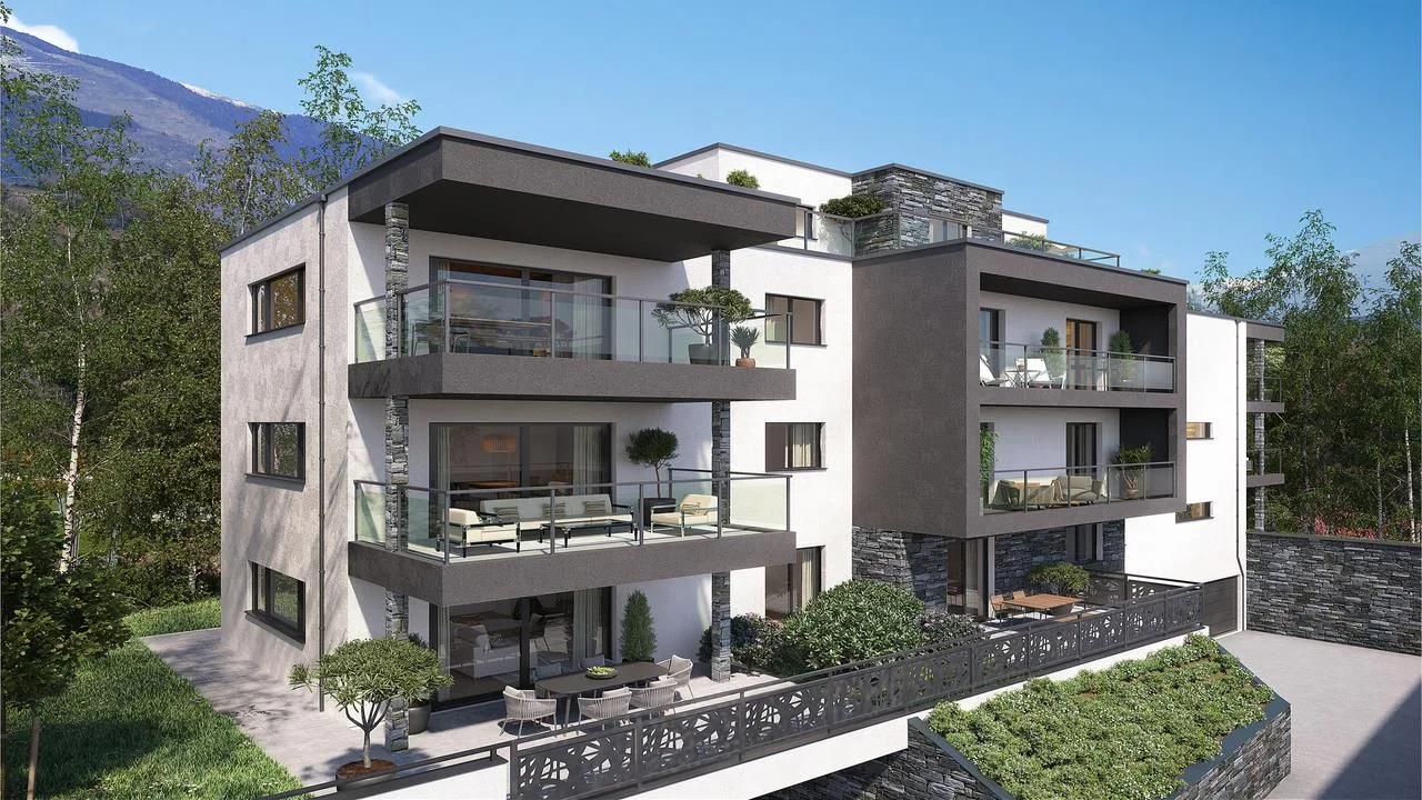 SUPERBE ATTIQUE 5.5 PCES A SALQUENEN - SIERRE