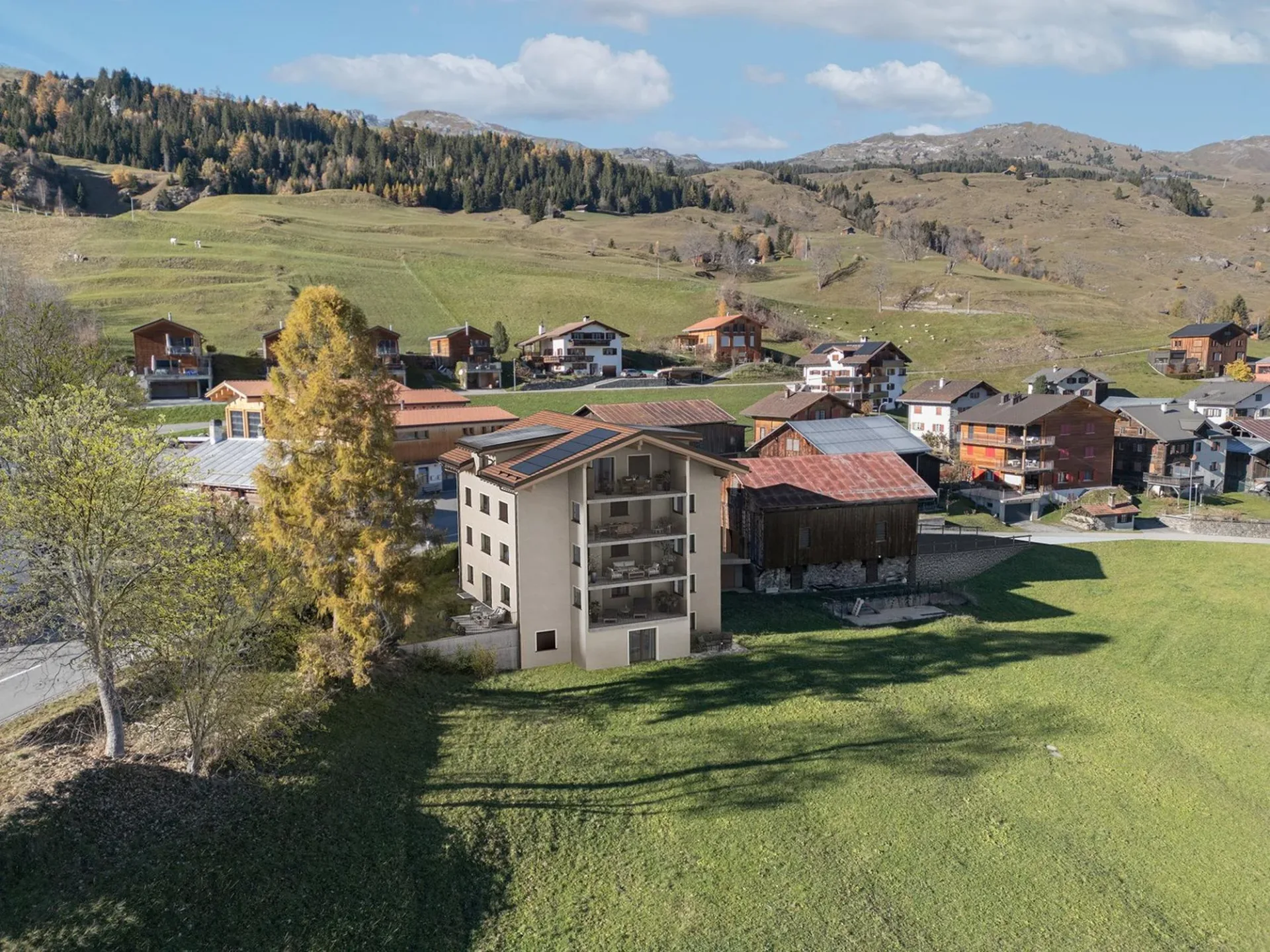 Im Umbau: 4.5-Zimmerwohnung mit wunderschöner Aussicht  mit Sitzplatz und Garten