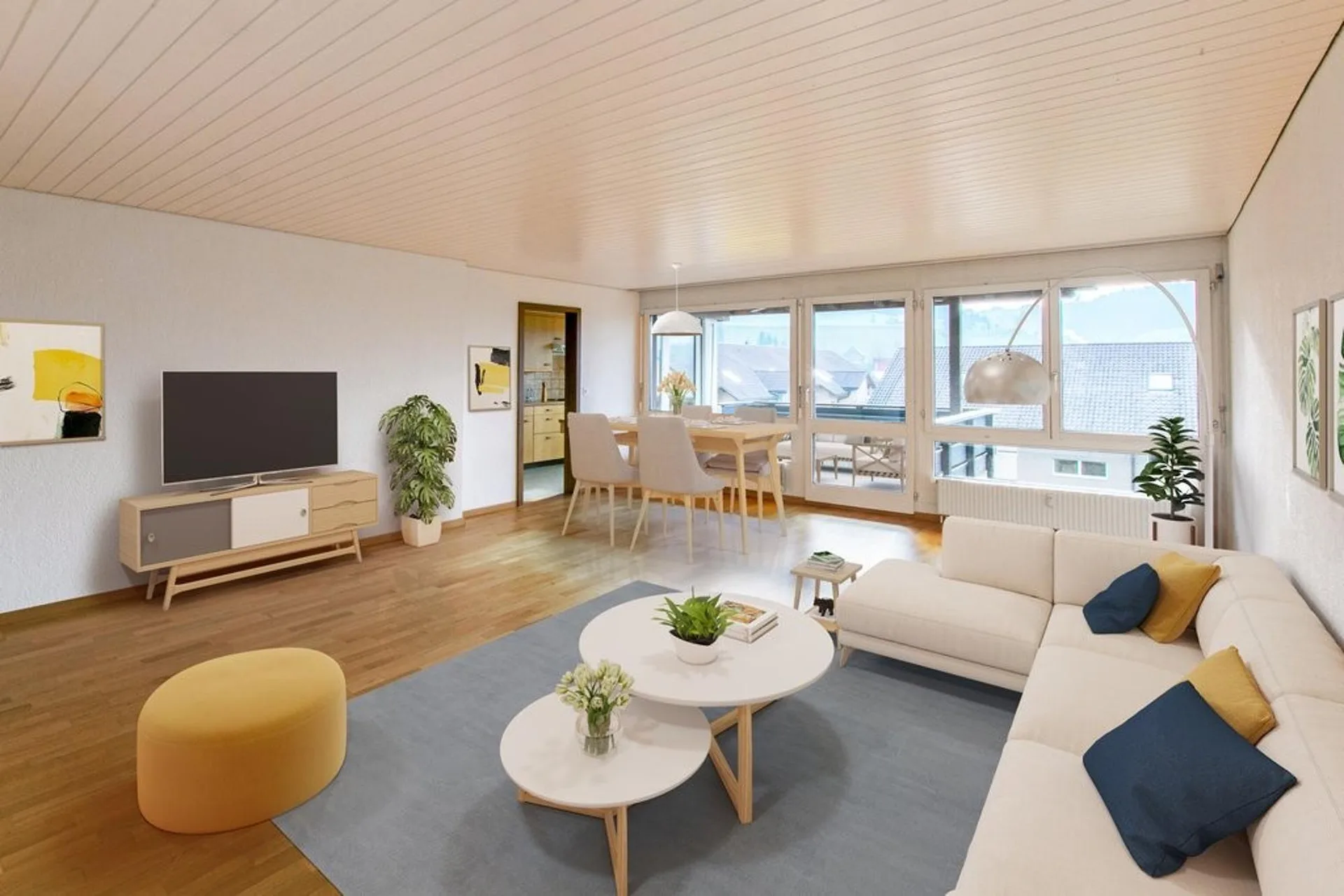 4 1/2-Zimmerwohnung mit zwei Balkonen in Langnau