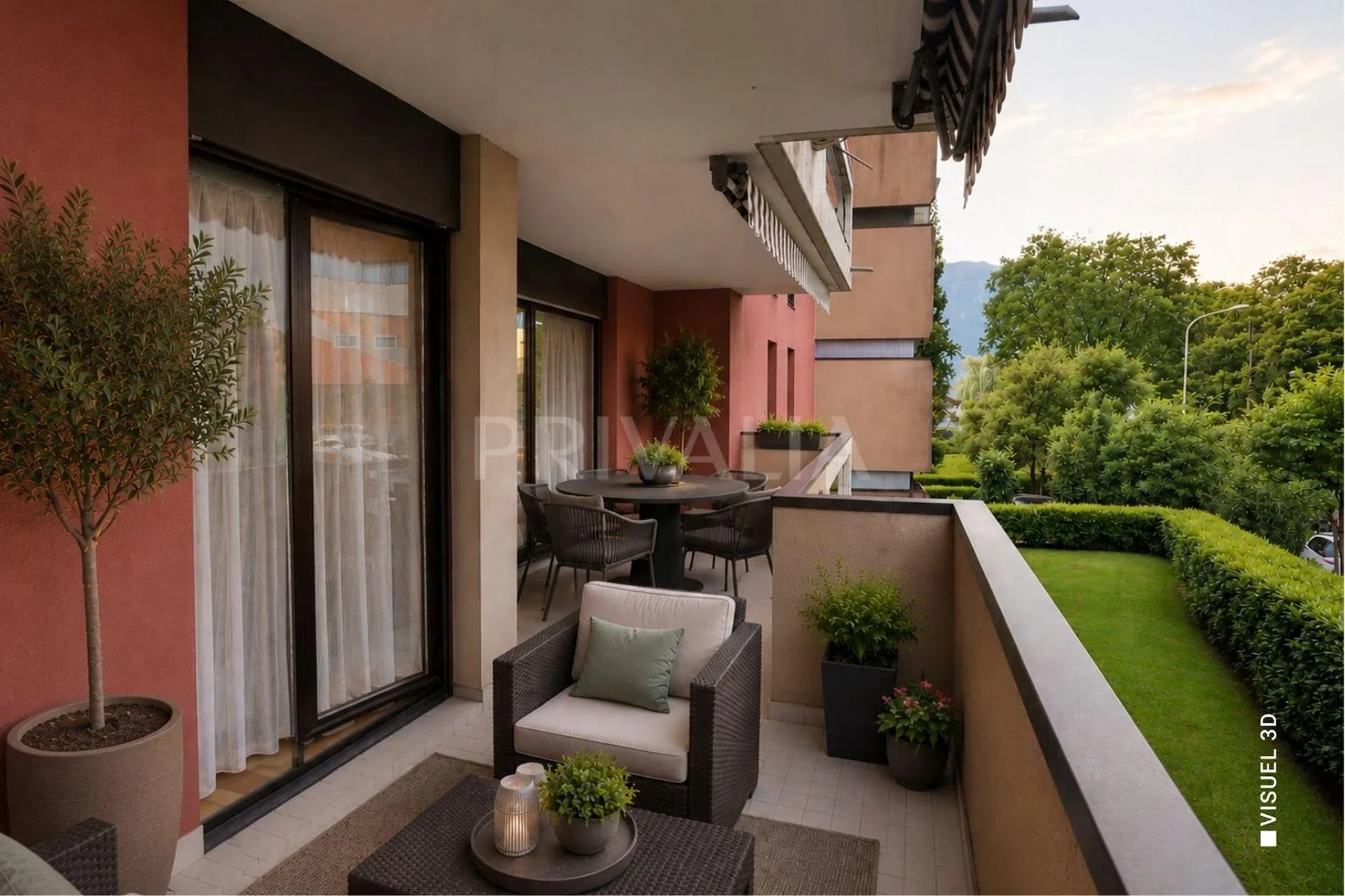 Exklusiv: Charmantes 2½-Zimmer-Wohnung mit Balkonen und Seeblick