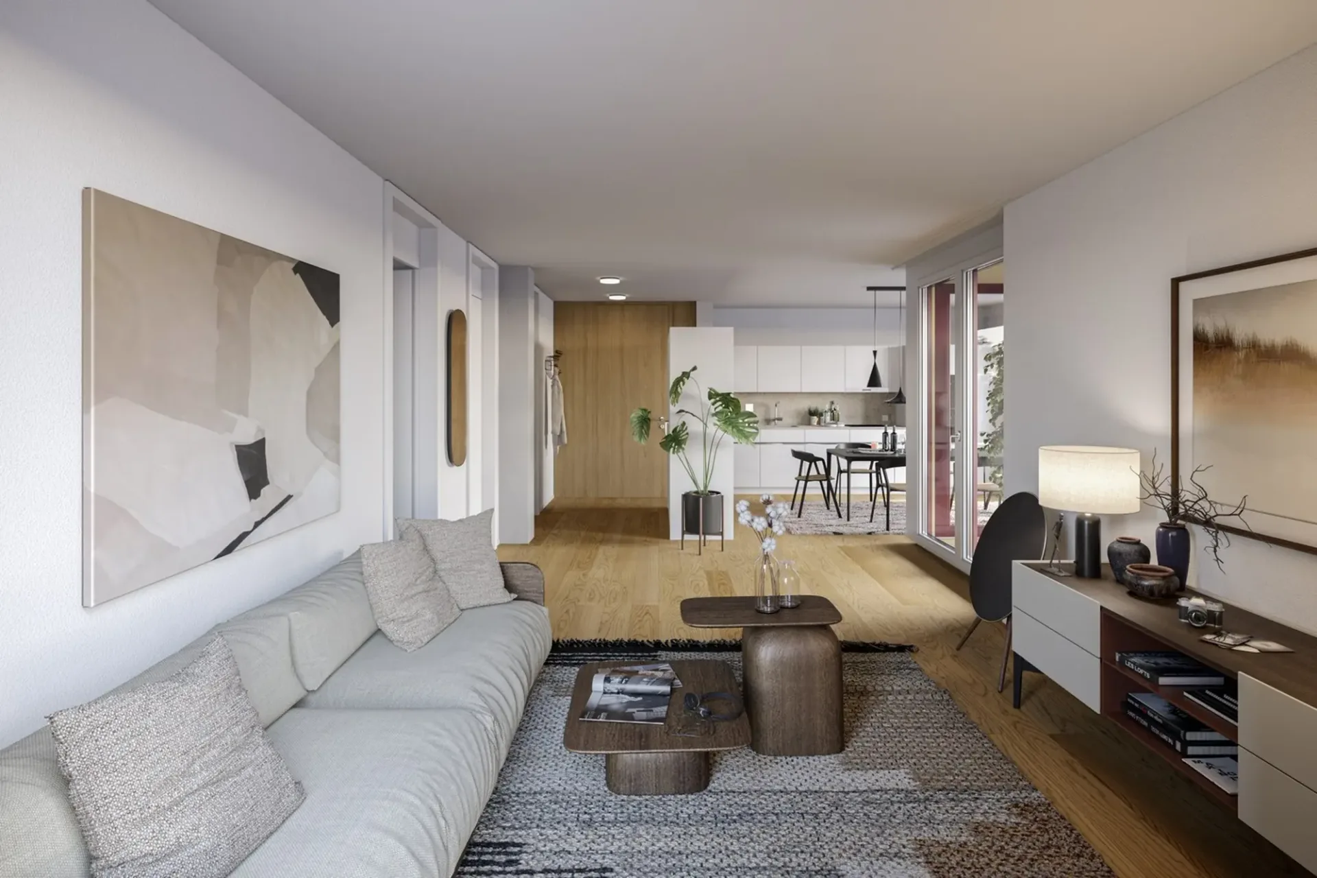 Stilvolle 2.5 Zimmer-Wohnung| Papieri-Areal