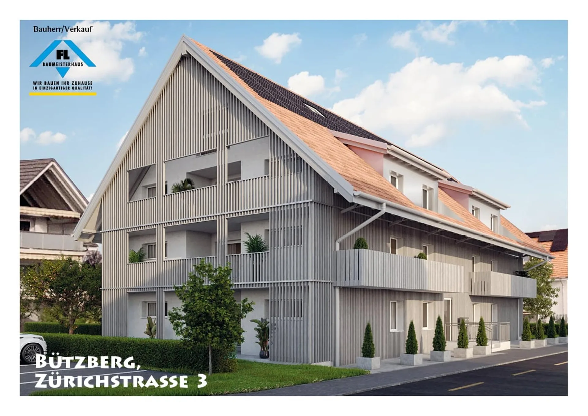 neue 4 1/2 Zimmer Obergeschosswohnung rechts