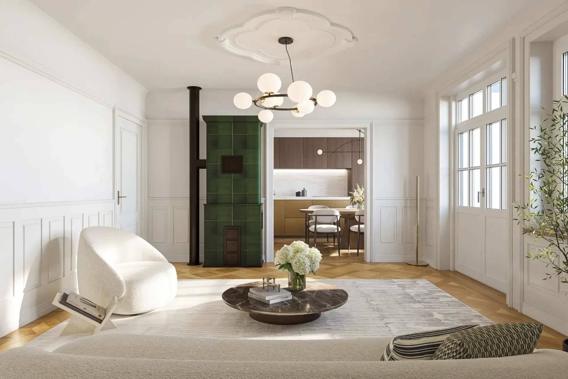 Historische Eleganz trifft moderne Wohnkultur