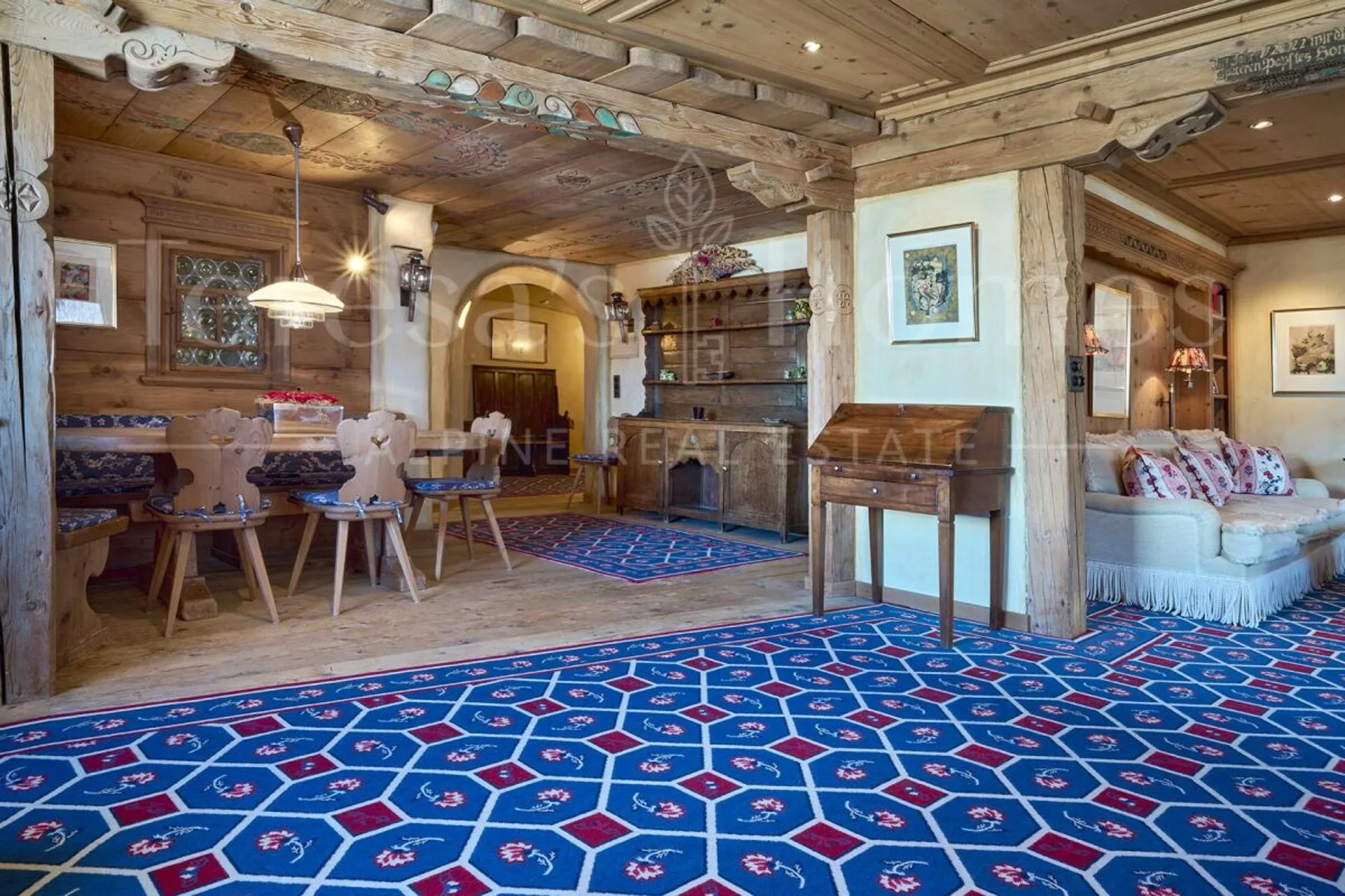 Appartement de luxe exclusif avec caractère de chalet au centre de Klosters