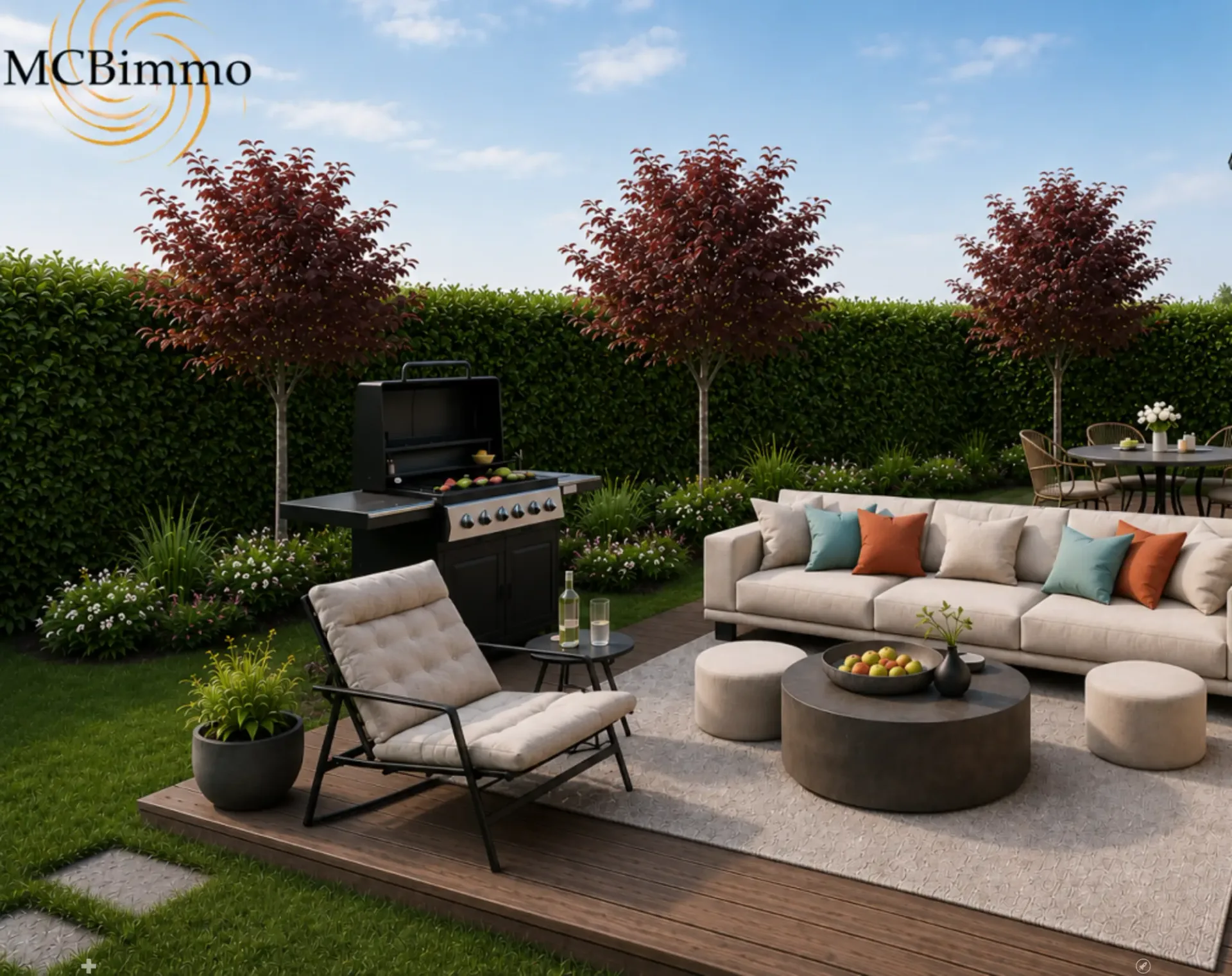 MCBimmo präsentiert eine wunderschöne 4.5-Zimmer-Neuwohnung mit Terrasse und Rasenfläche
