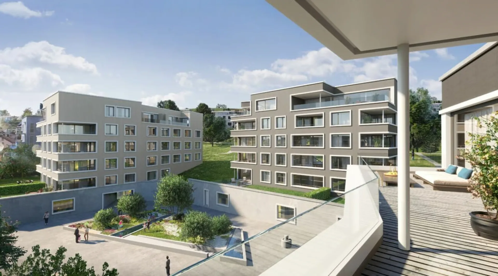 Lichtdurchflutete 3.5-Zimmerwohnung in der Überbauung «Neualtwil»
