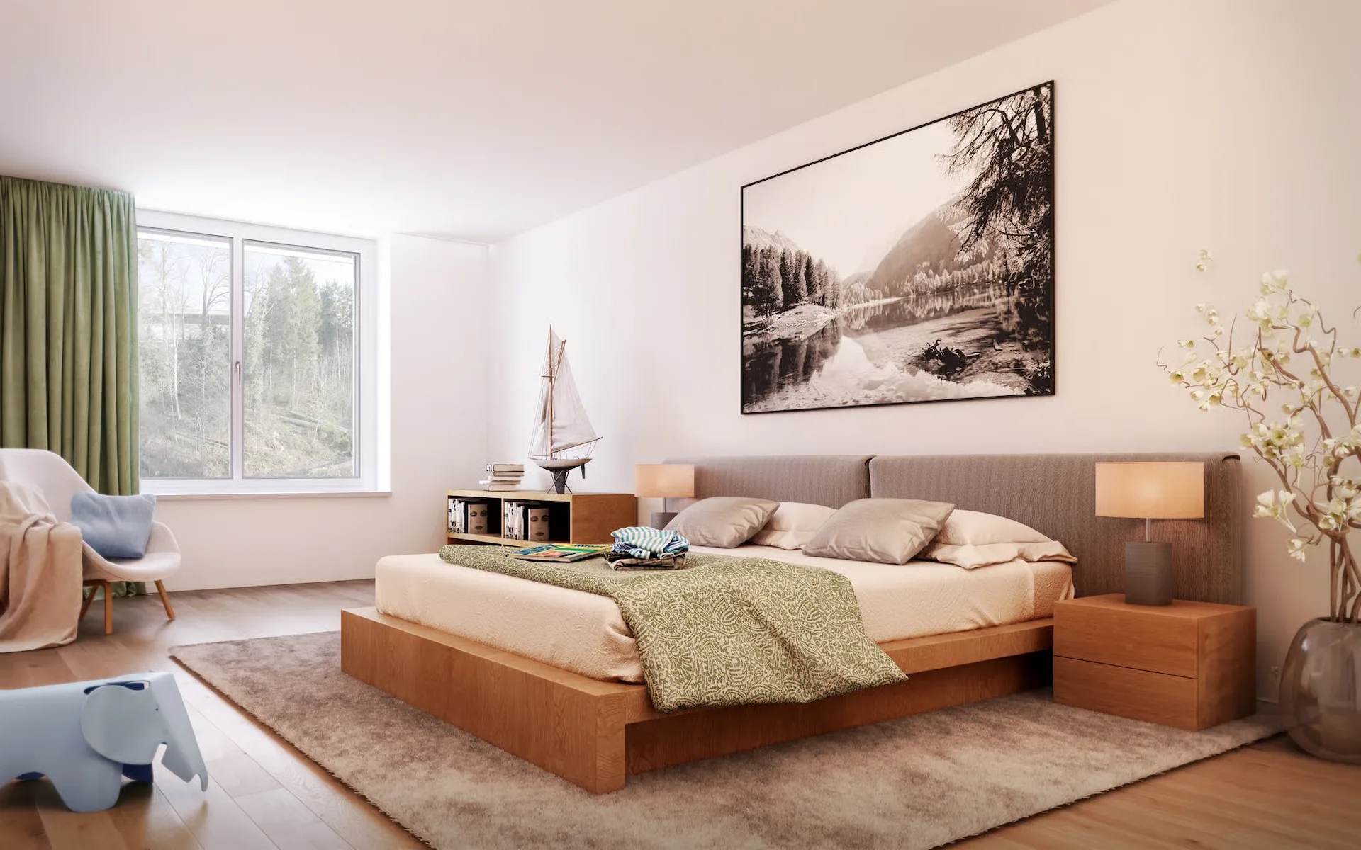 Moderne Neubauwohnung mit Loggia im Greencity