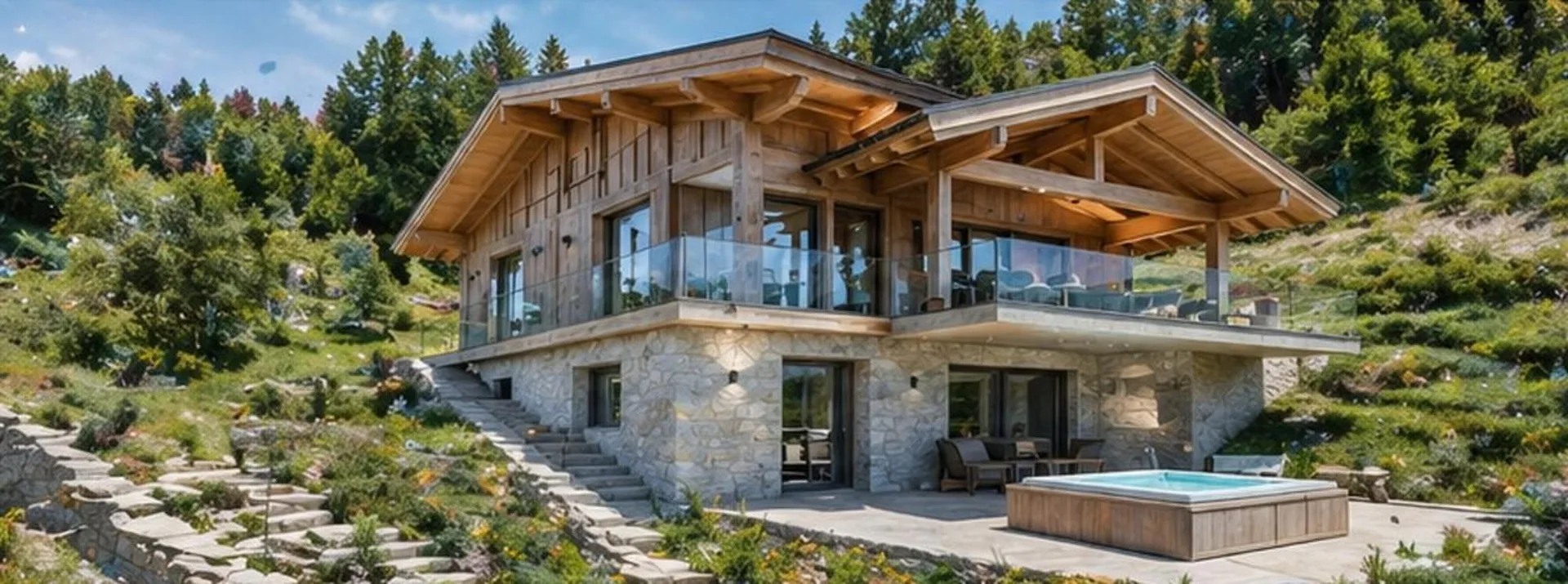 "Myosotis" - Chalet de prestige avec vue imprenable à La Tzoumaz