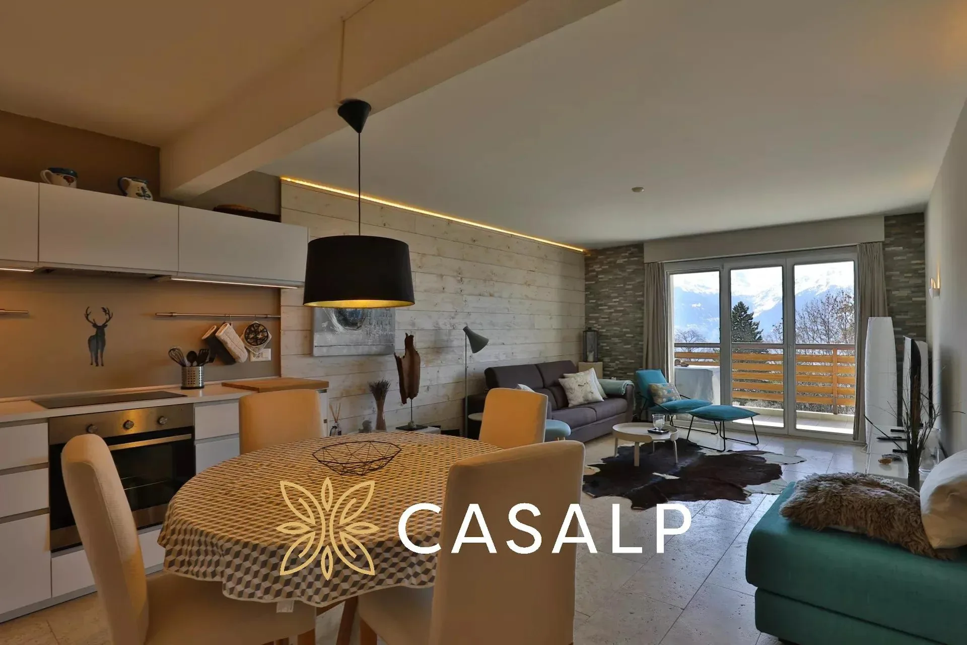 Agréable appartement de 2.5 pièces traversant à Montana