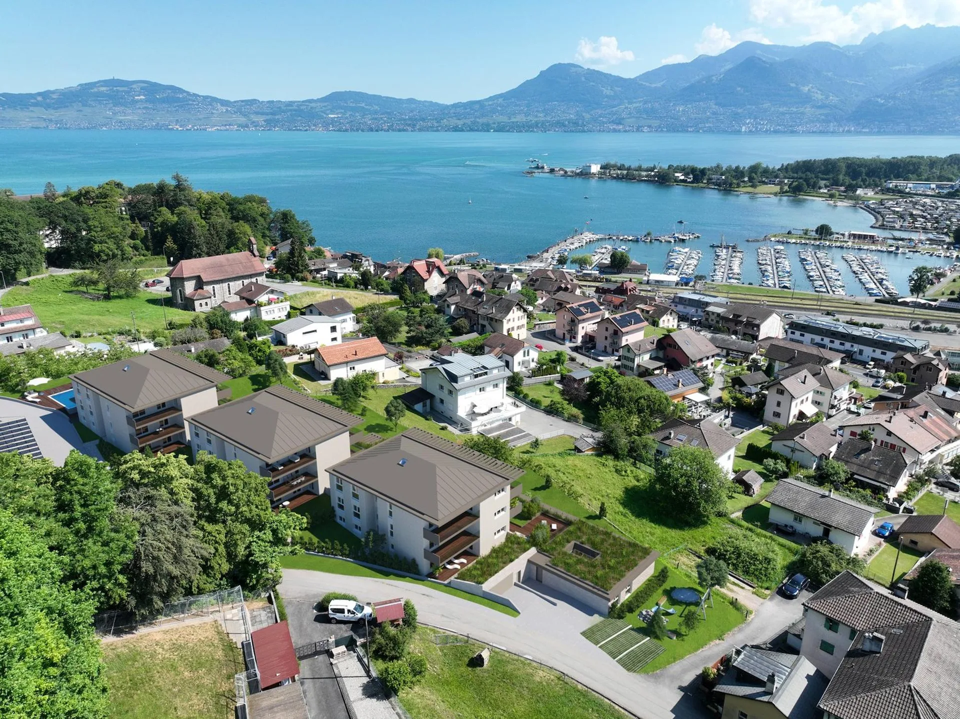 Neue Residenz Les Terrasses du Lac im Jahr 2028 - 2,5 bis 5,5 Zimmer