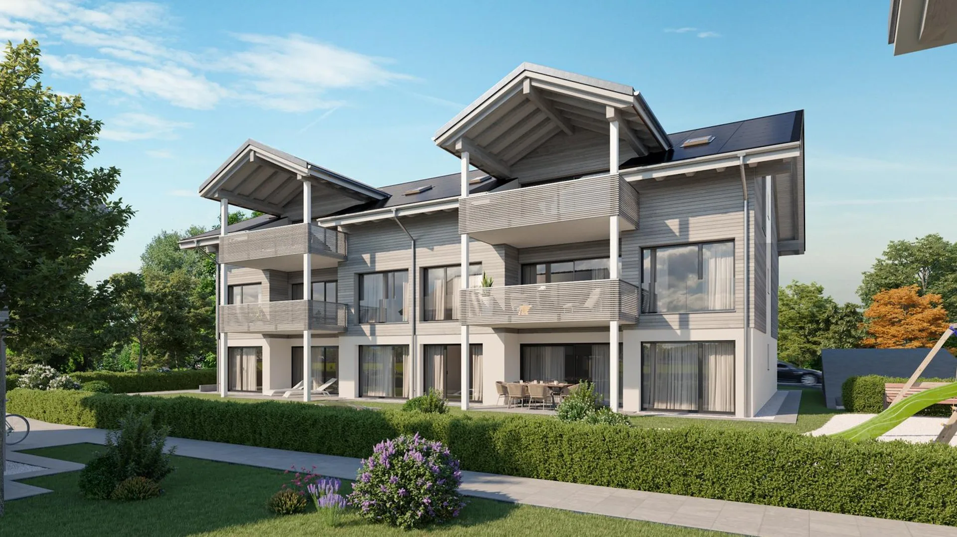 Wohnen in Amsoldingen: Moderne Neubau 4.5-Zimmerwohnung im Parterre