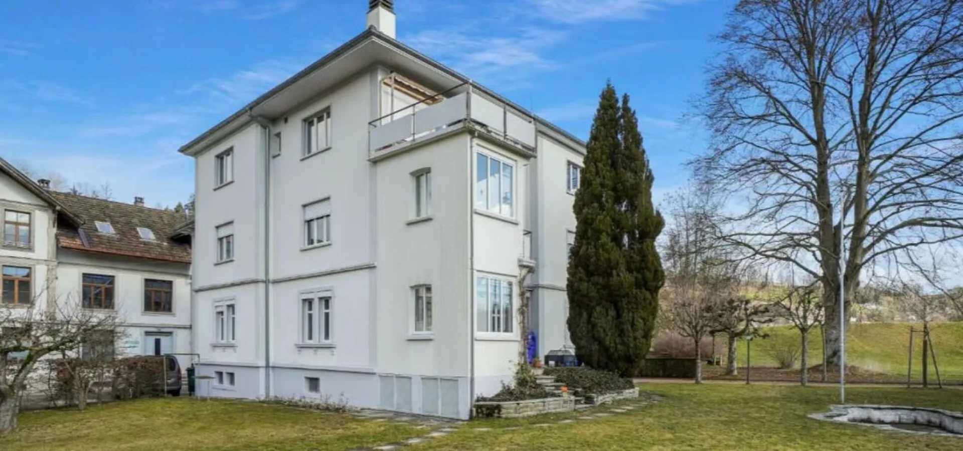Spannendes Projekt aus Mehrfamilienhaus und grossem Gartenanteil als Baulandreserve