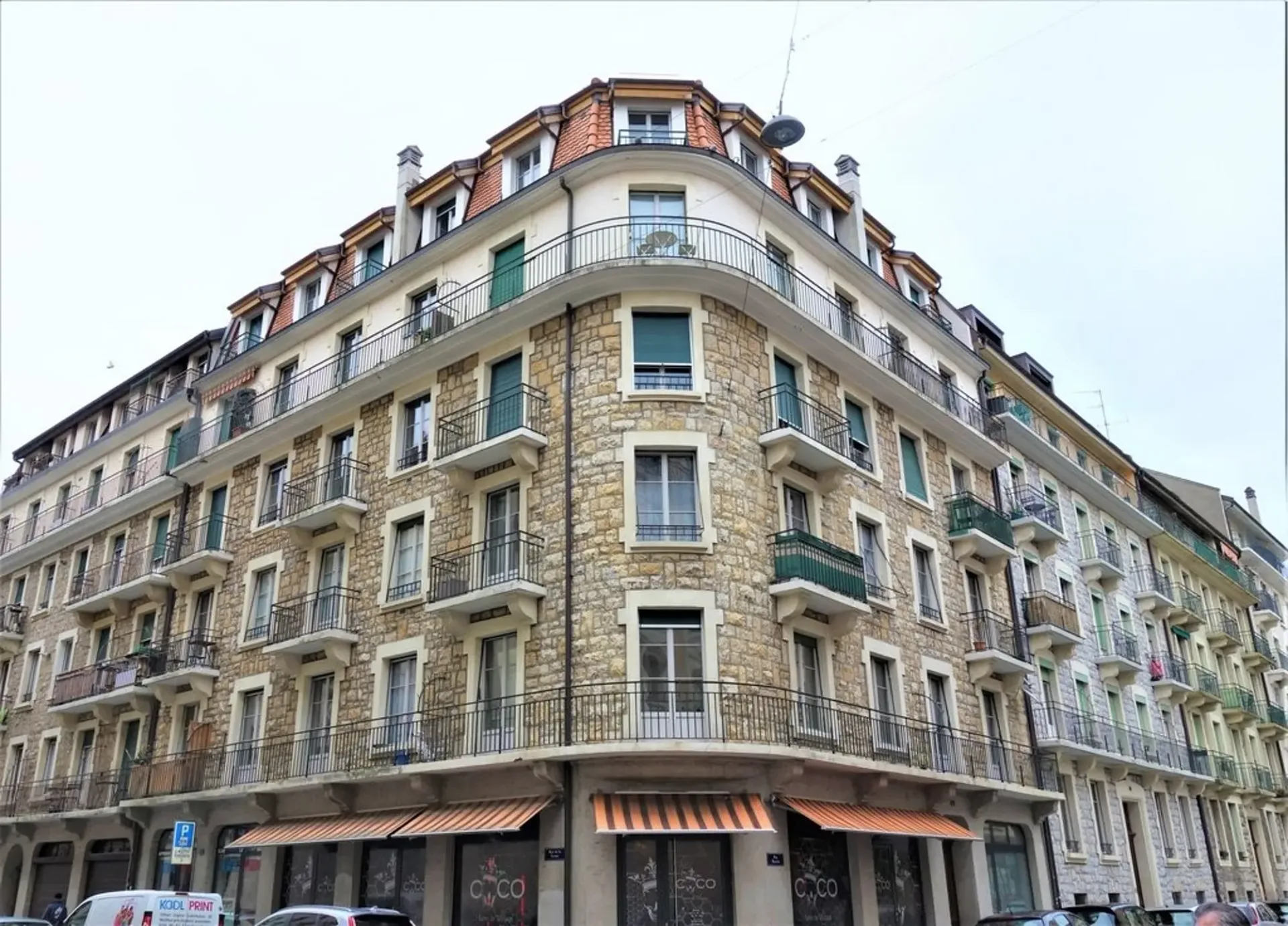 In der Nähe der Rue de Carouge, ruhige und angenehme Gegend zum Wohnen
