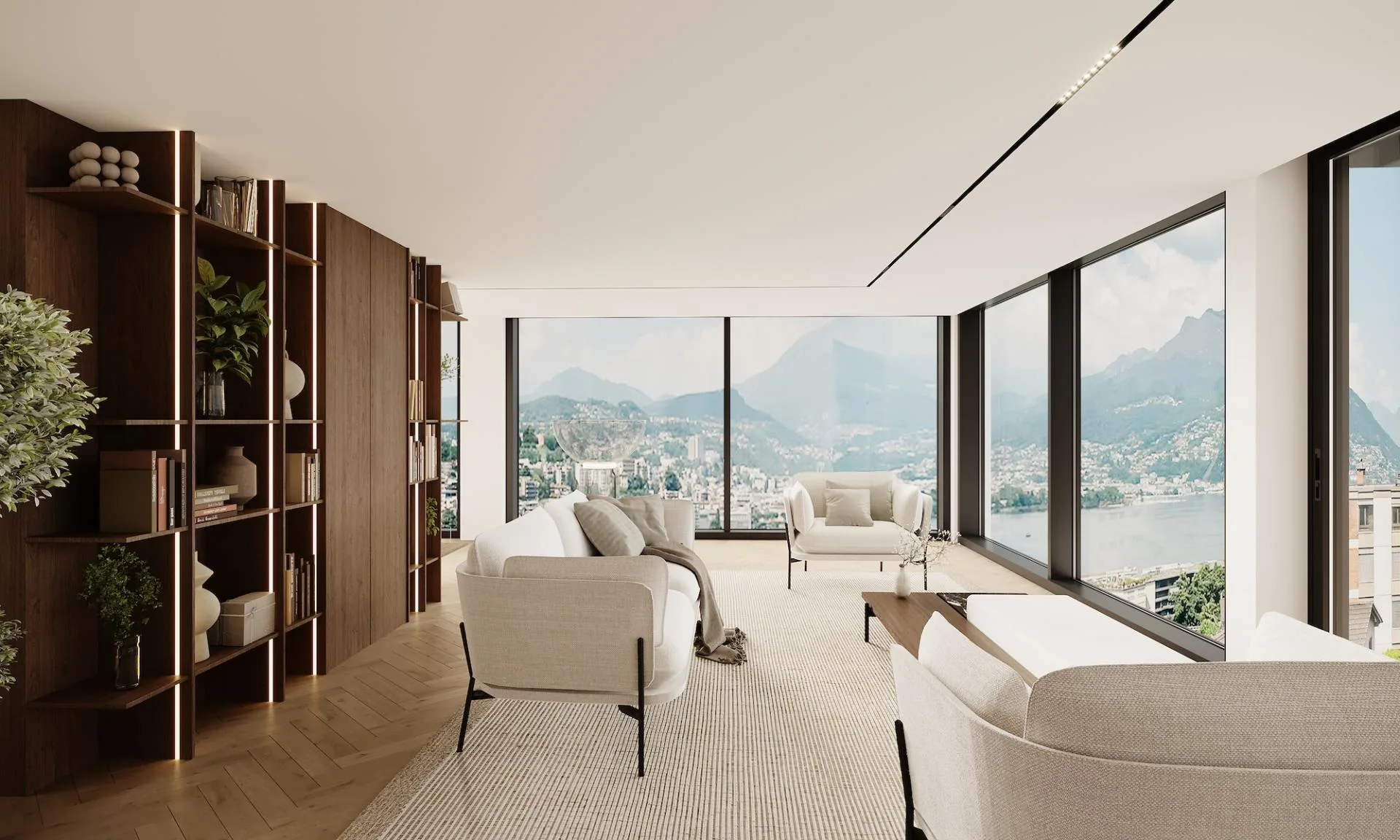 NUOVO ATTICO DI 7  LOCALI CON VISTA LAGO A PARADISO