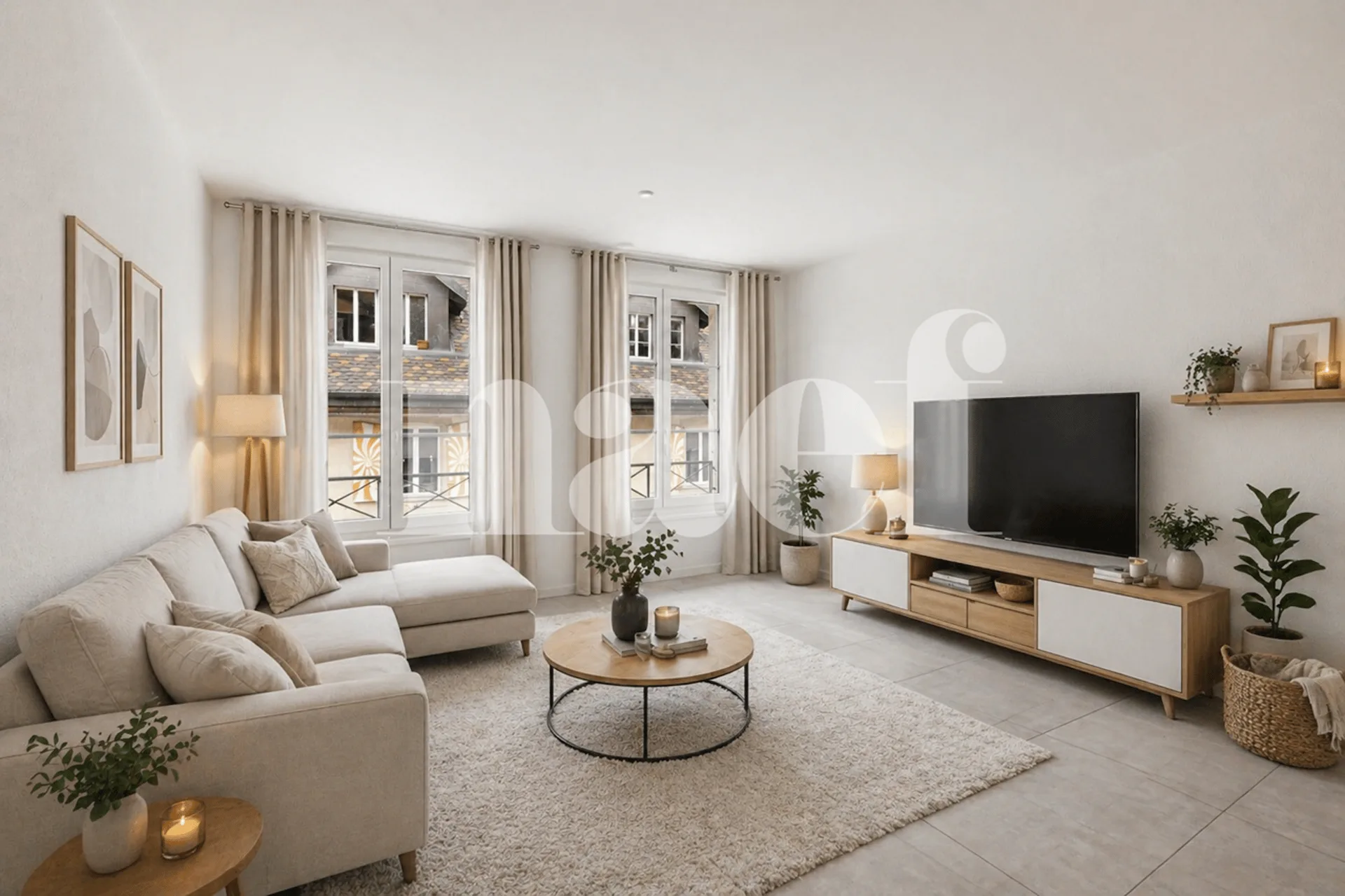 Appartement rénové de 3.5 pièces au coeur du village de Cormondrèche