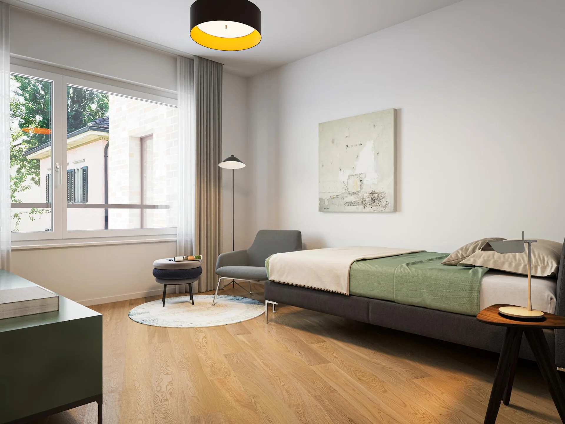 Moderne 3.5-Zimmer-Neubauwohnung  mit Blick ins Grüne