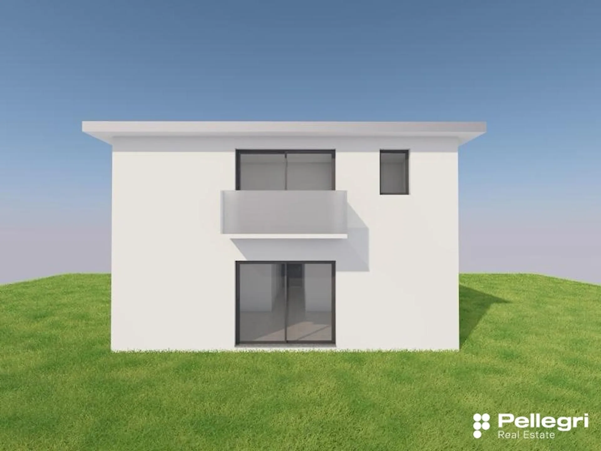 Nouvelles maisons unifamiliales dans un quartier calme et ensoleillé