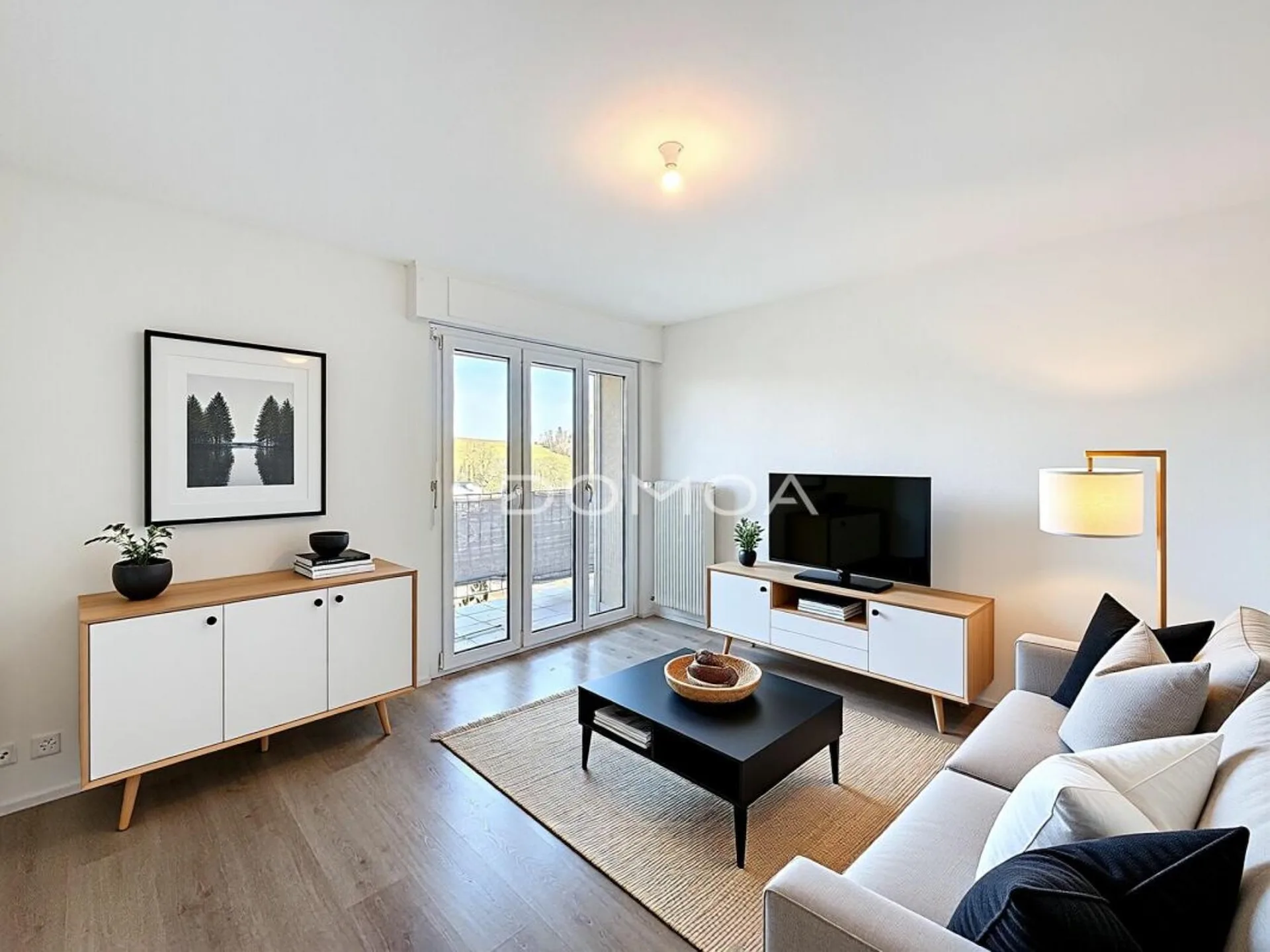 Wohnung 3,5 Zimmer im letzten Stock mit freier Sicht