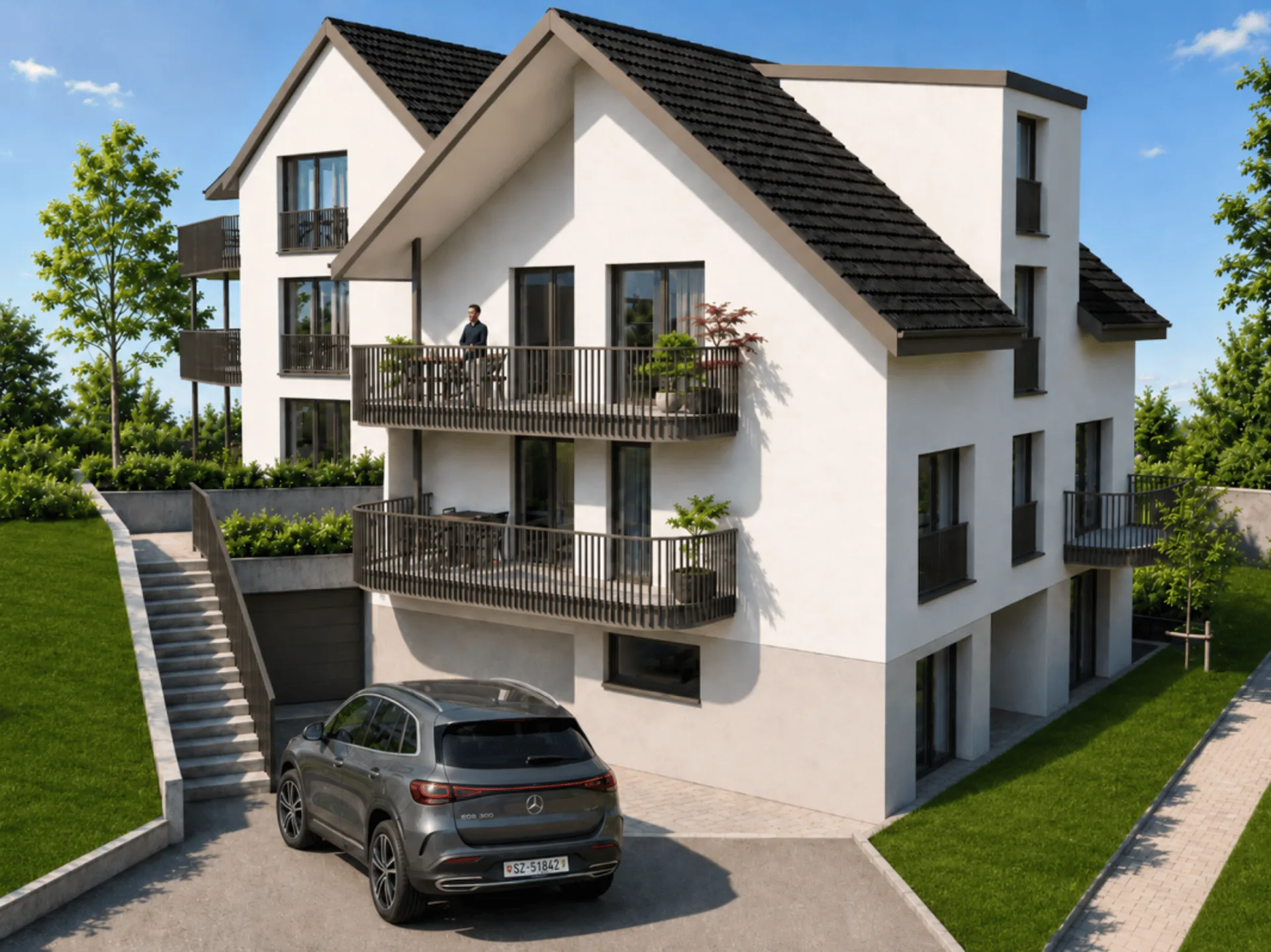 Erstvermietung: Stilvolle 3.5-Zimmer-Neubauwohnung an Top-Lage!