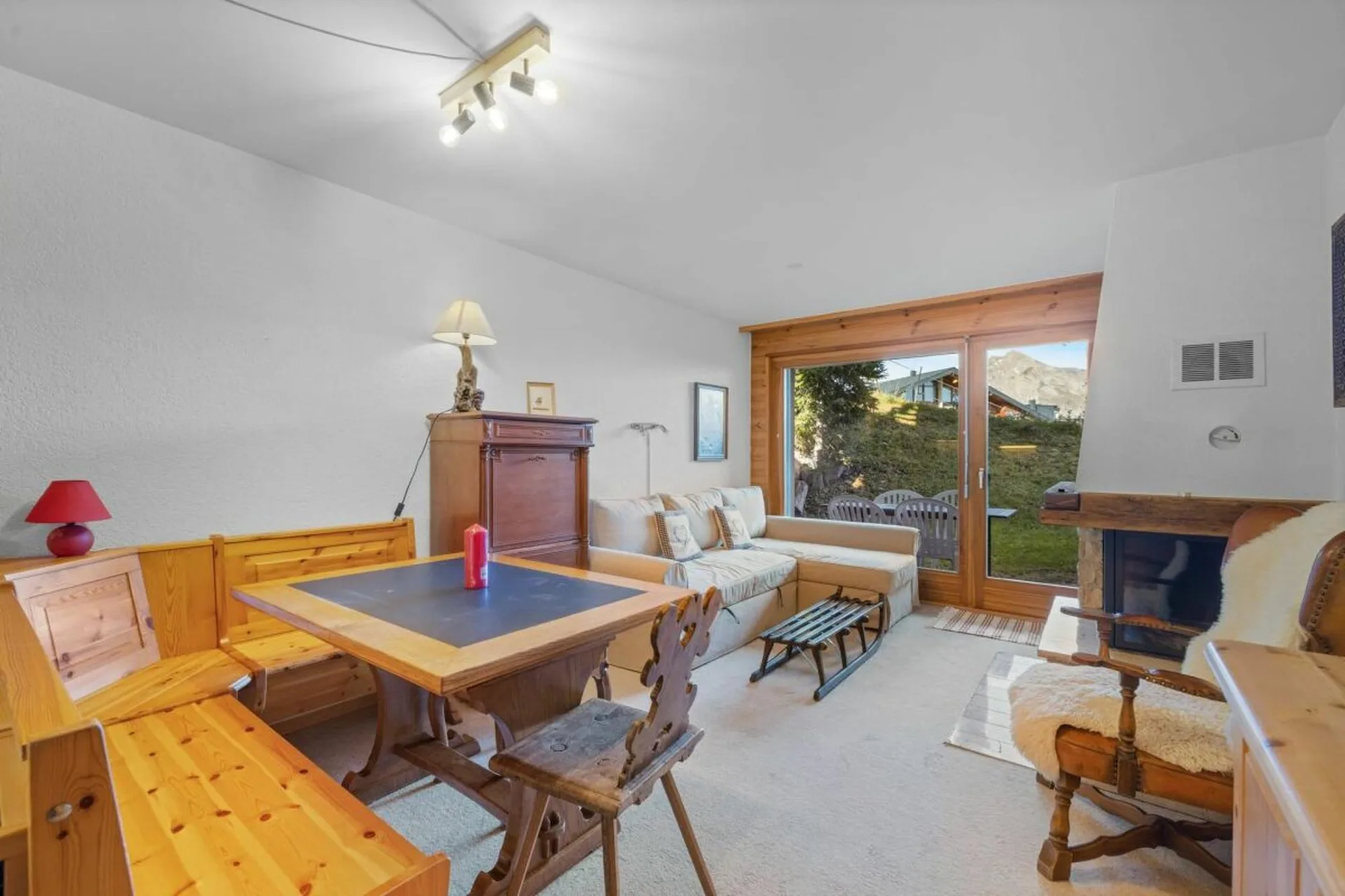 1.5 room apartment on the ground floor ski in ski out