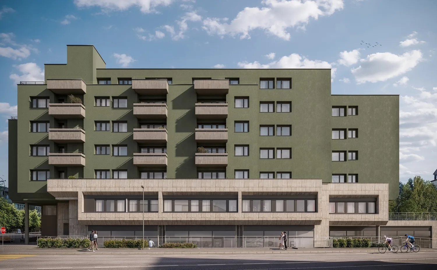 Erstvermietung nach Sanierung - 1.5 Zimmer Wohnung im Oliva92, Wettingen