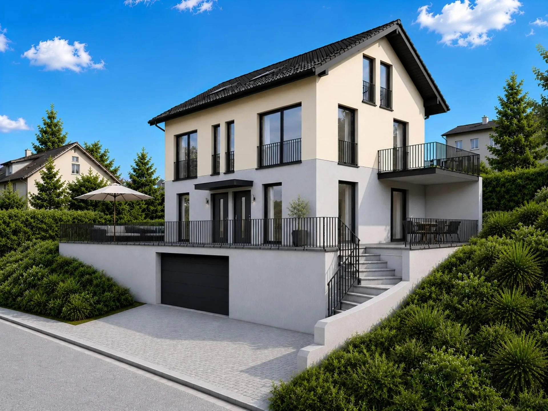 Hoch über dem Alltag - Neubauprojekt in Holziken