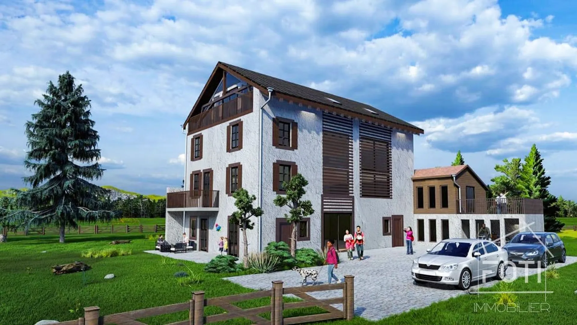 Superbe rez-de-jardin rénové - Alliez confort moderne et écologie